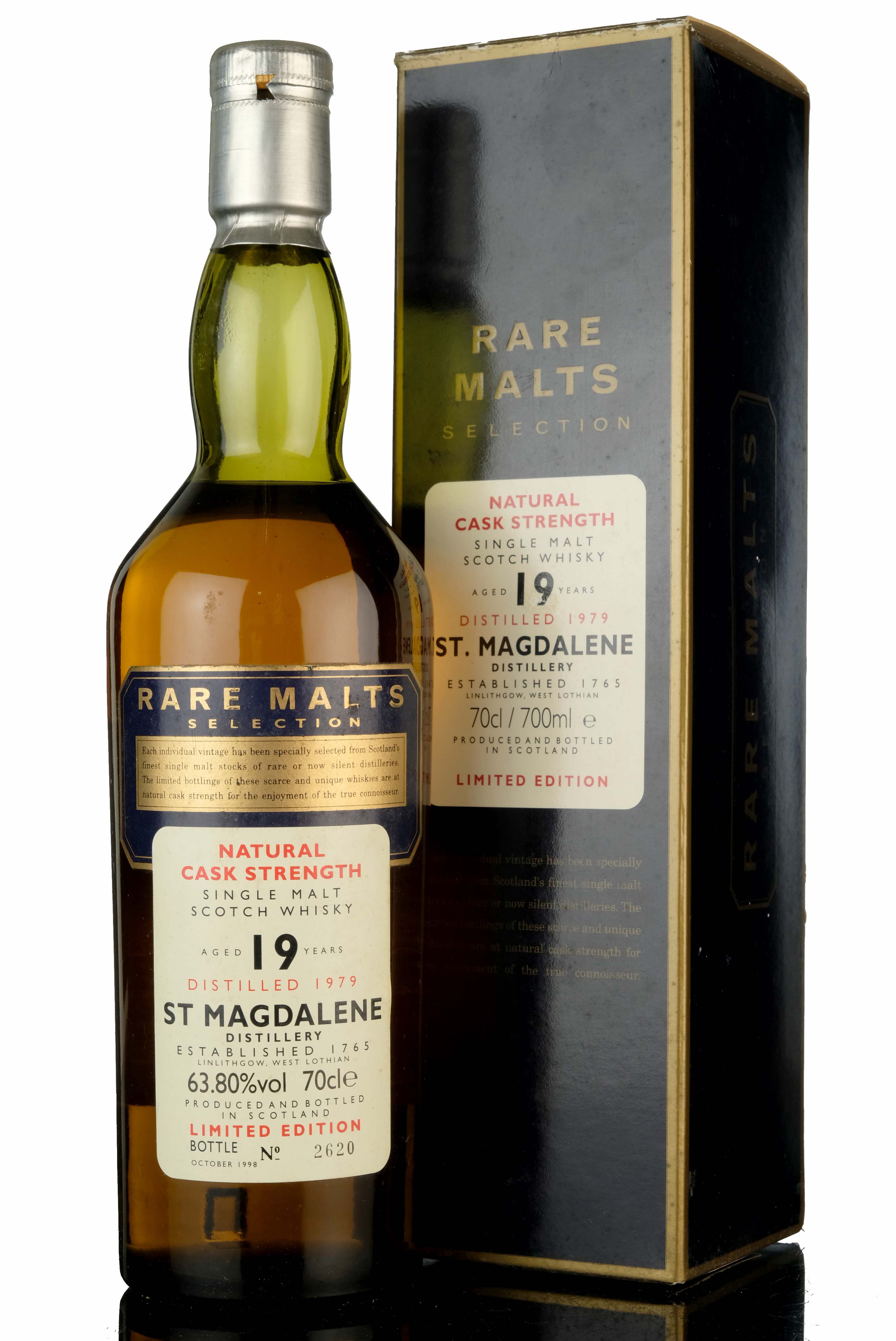 St Magdalene 1979-1998 - 19 Year Old - Rare Malts 63.80%