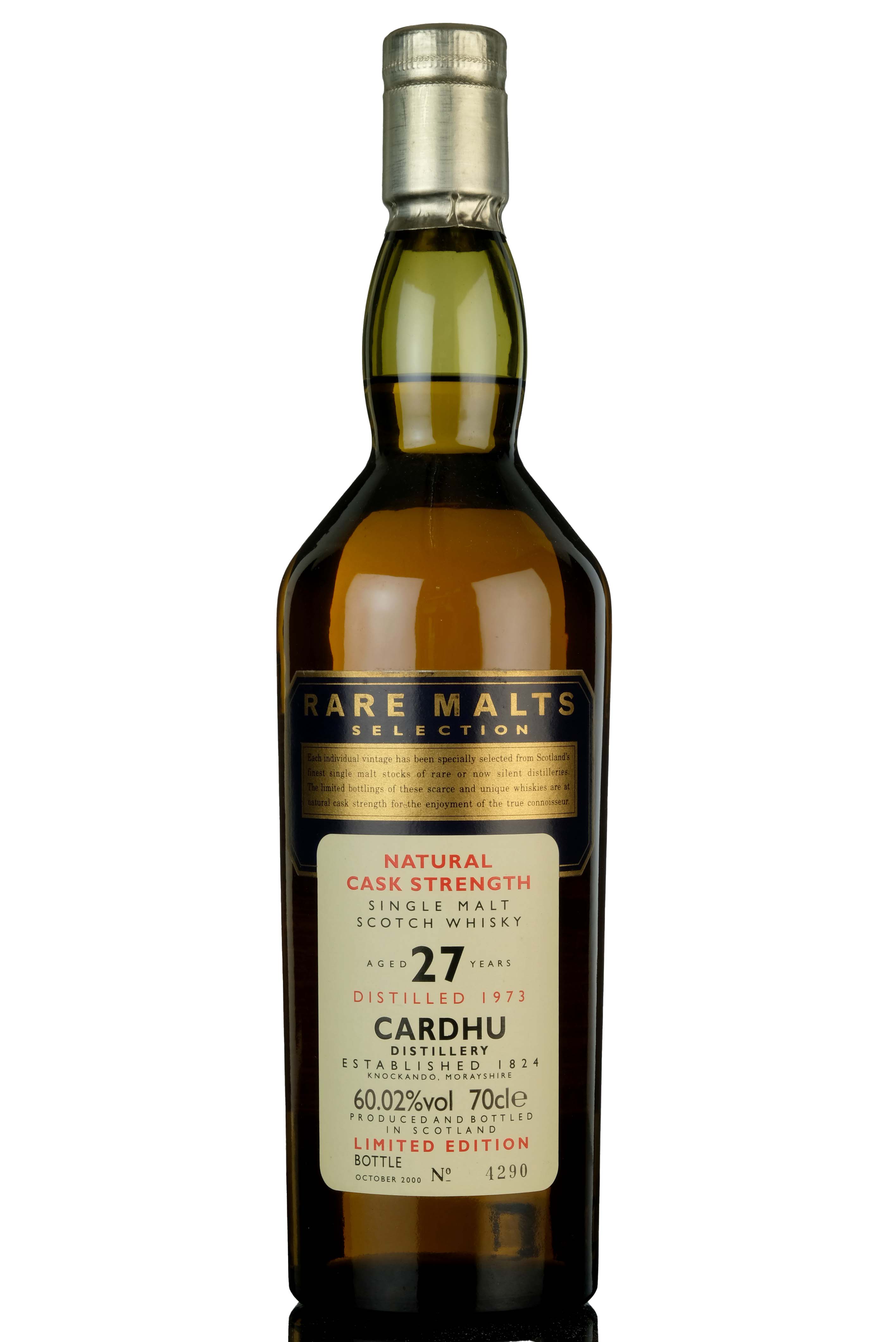 Cardhu 1973-2000 - 27 Year Old - Rare Malts 60.02%