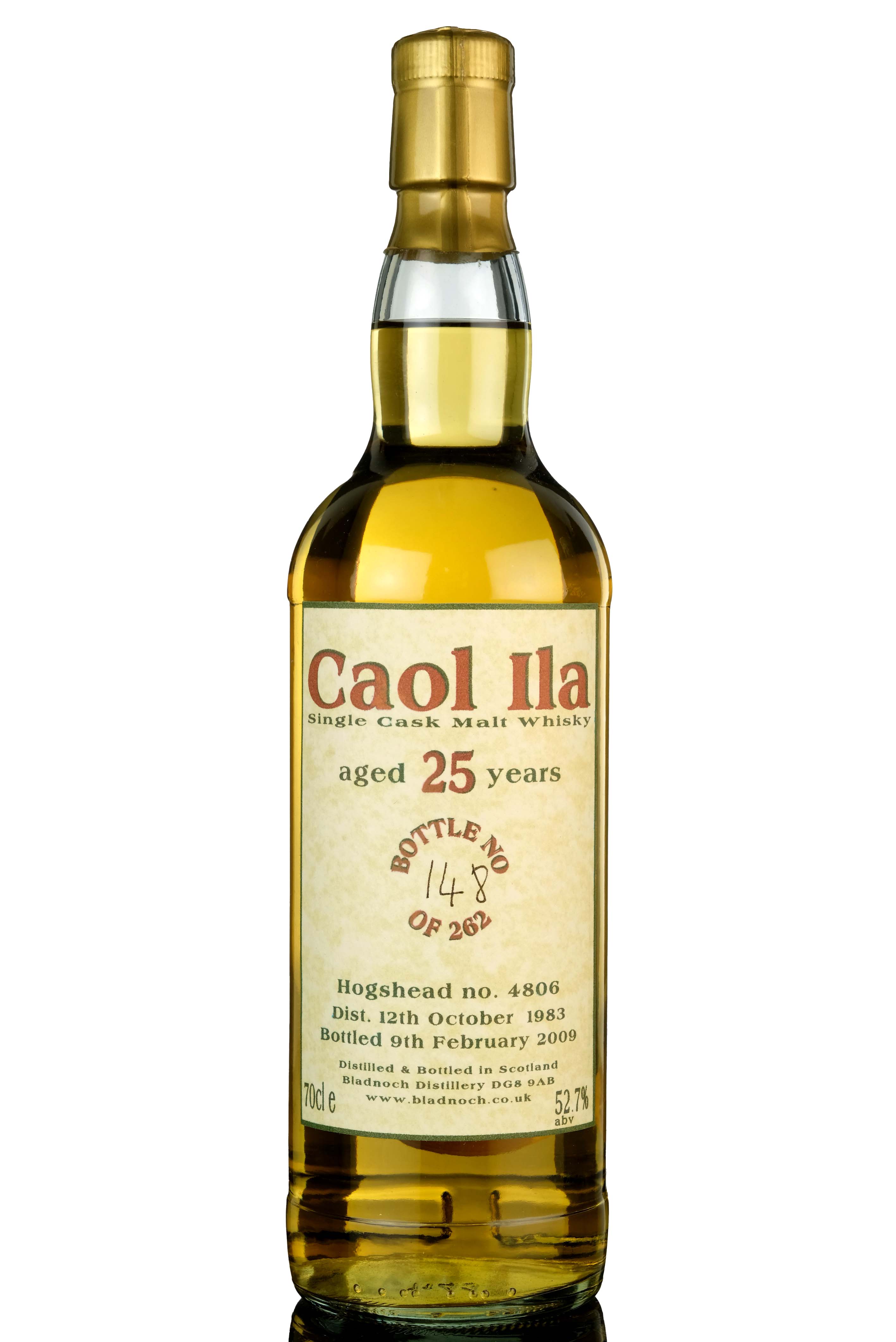 Caol Ila 1983 - 2009 25 Bladnoch Forum Single Cask 4806