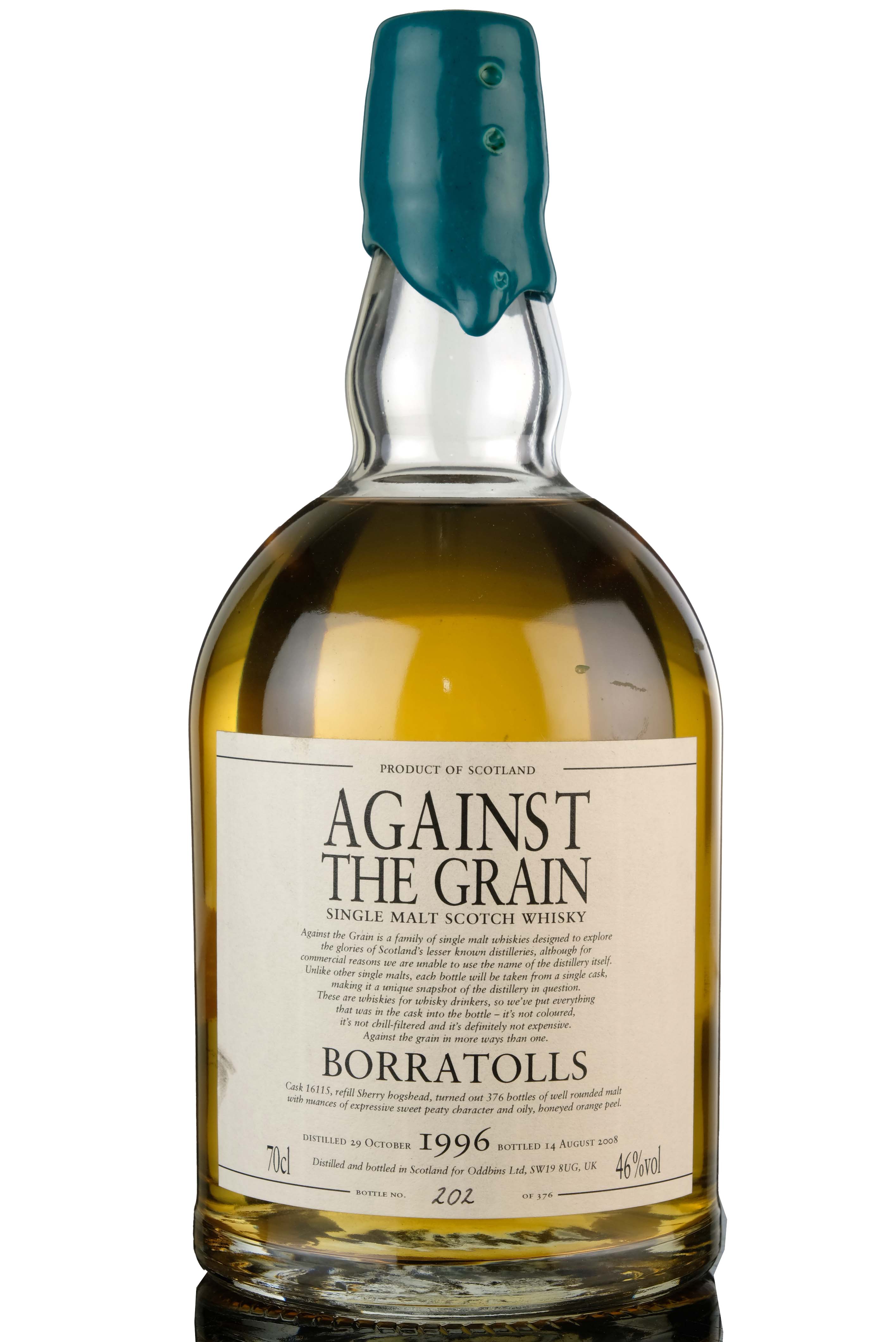 Against The Grain Borratolls 19962008 Cask 16115