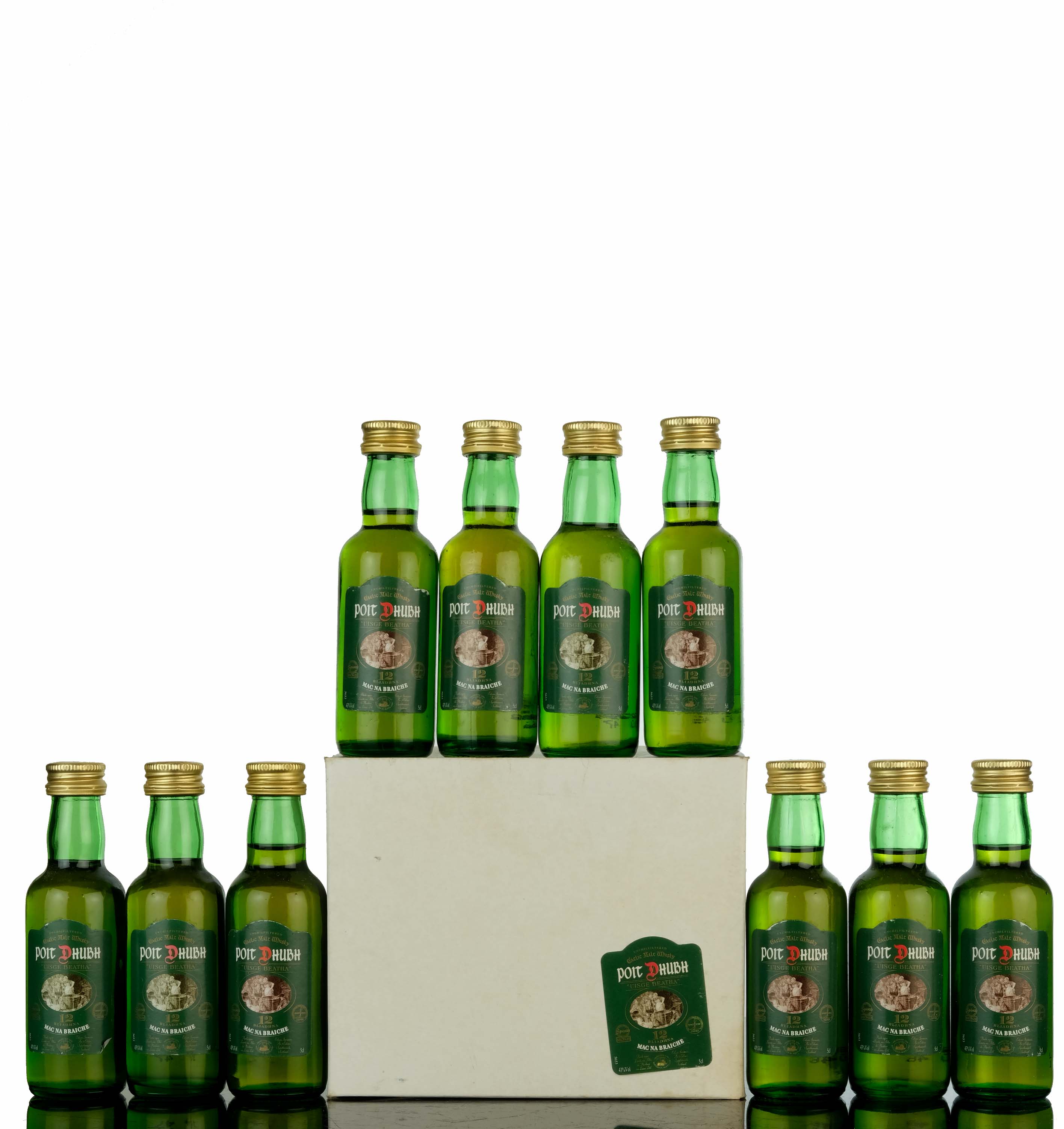 10 x Poit Dhubh 12 Year Old Miniatures
