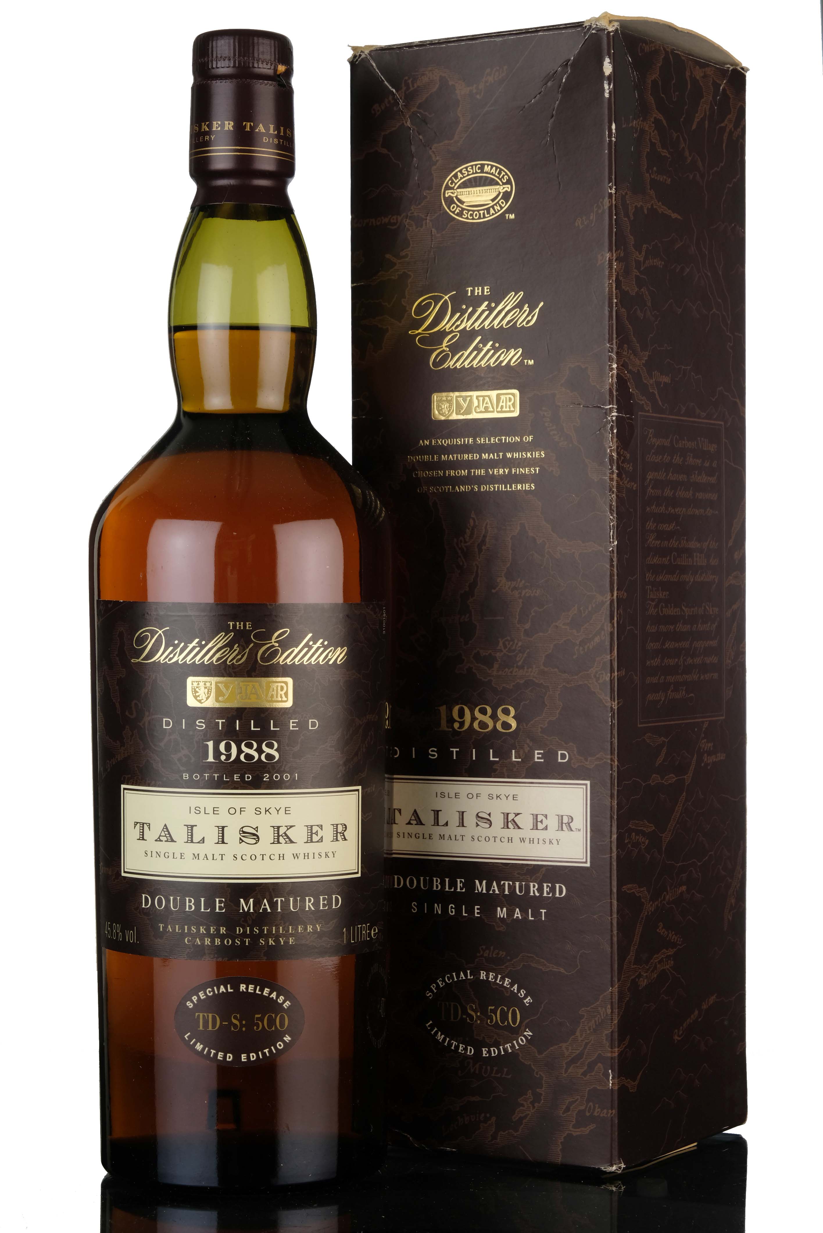 Talisker 1988-2001 - Distillers Edition - 1 Litre