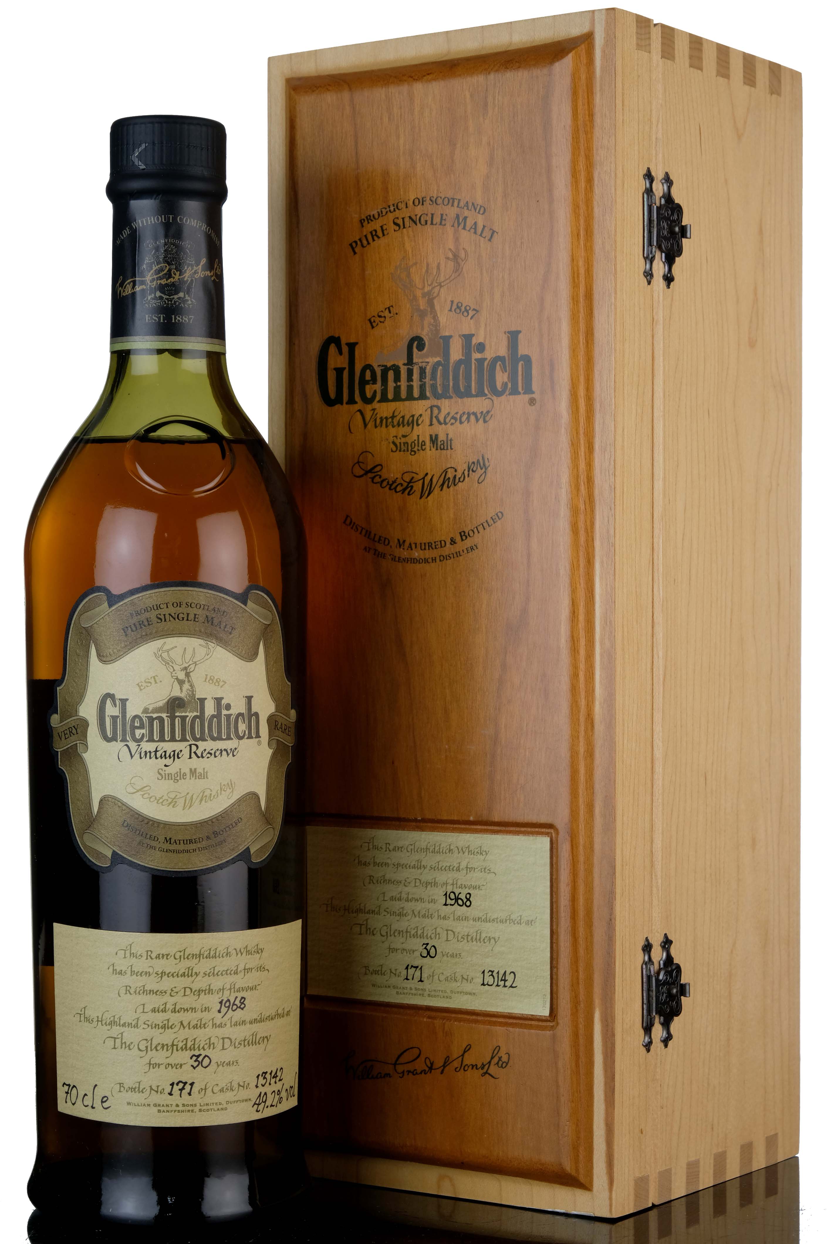 Glenfiddich 1968 - 30 Year Old - Vintage Reserve - Single Cask 13142