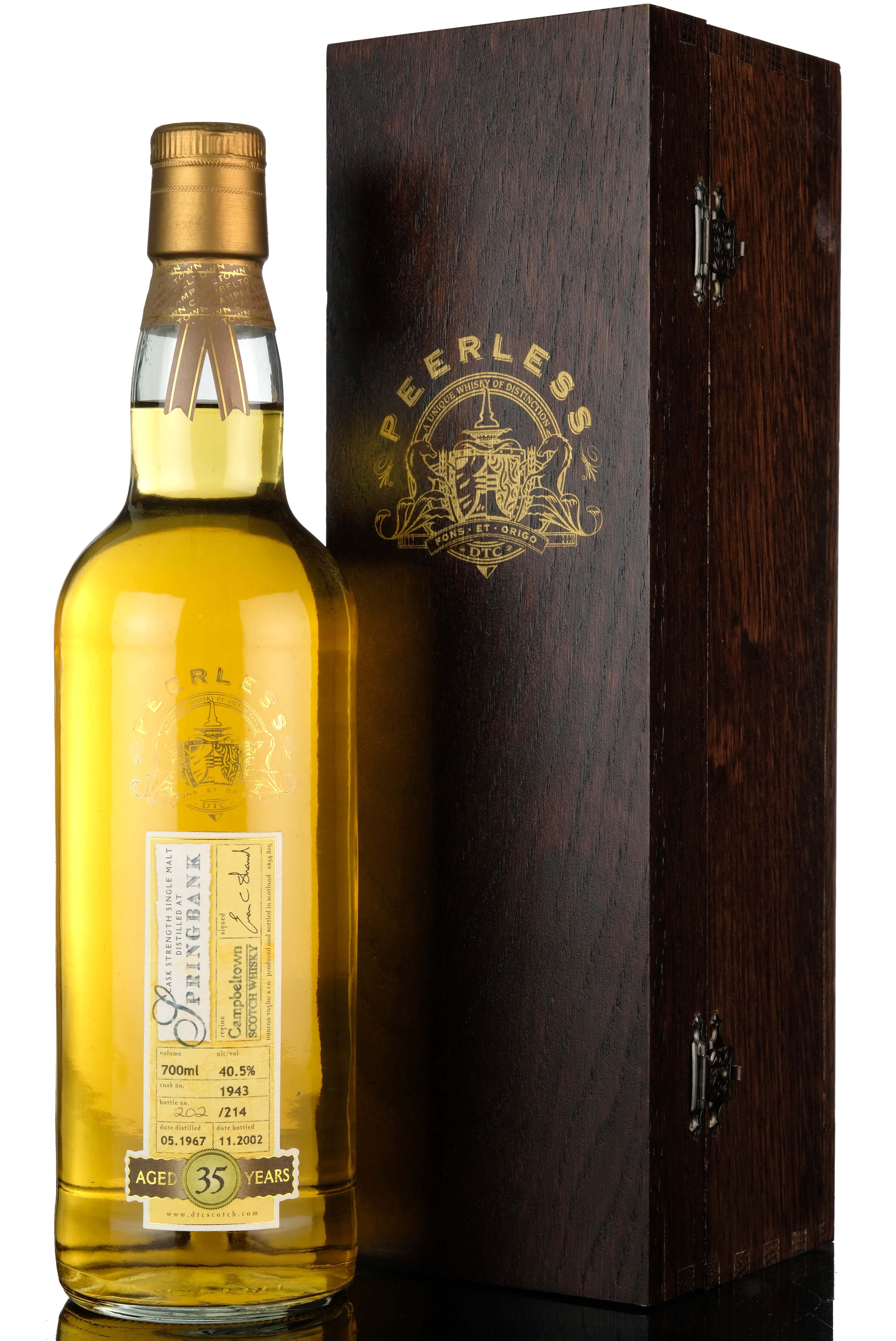 Springbank 1967-2002 - 35 Year Old - Duncan Taylor - Peerless