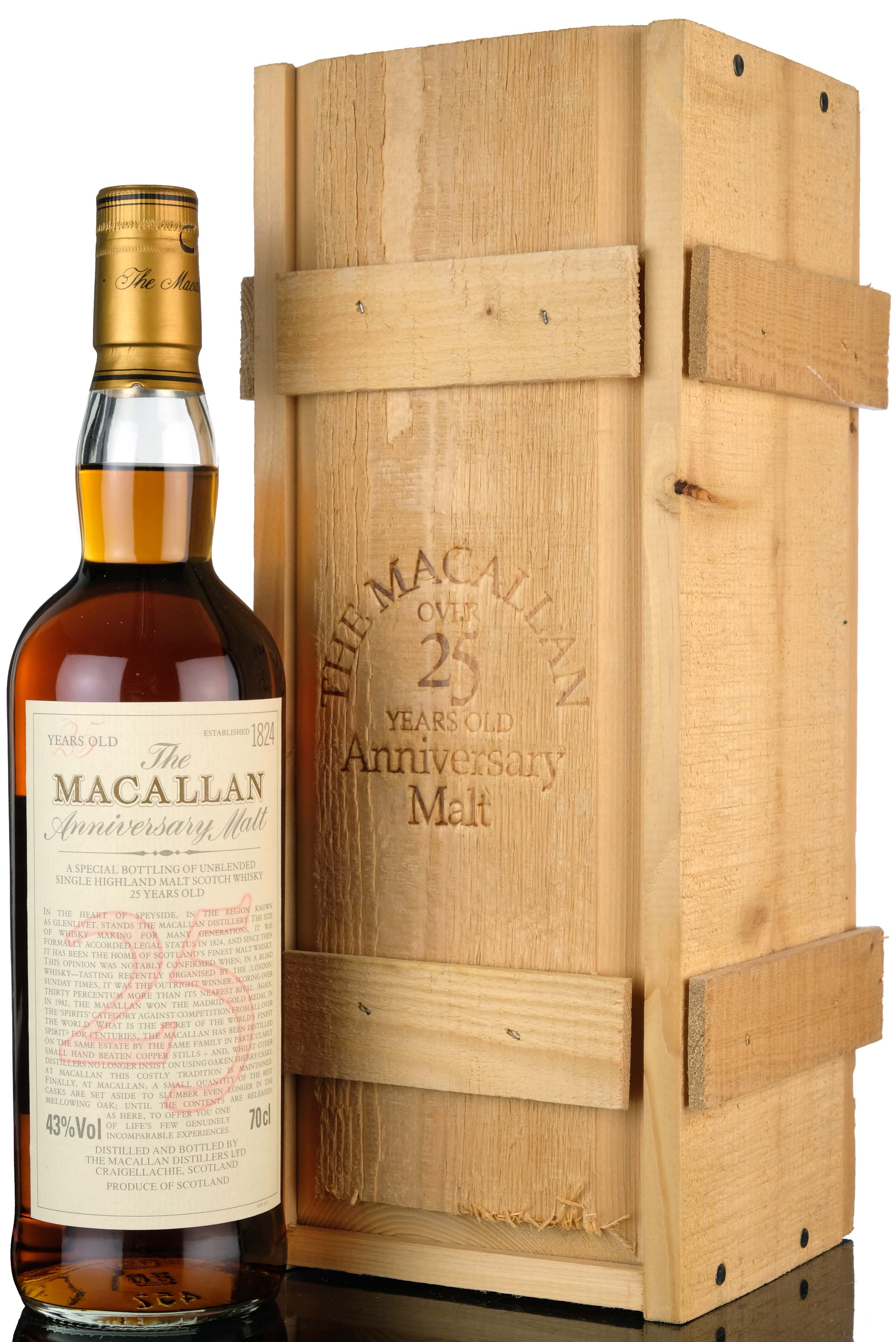 Macallan 25 Year Old Anniversary Malt