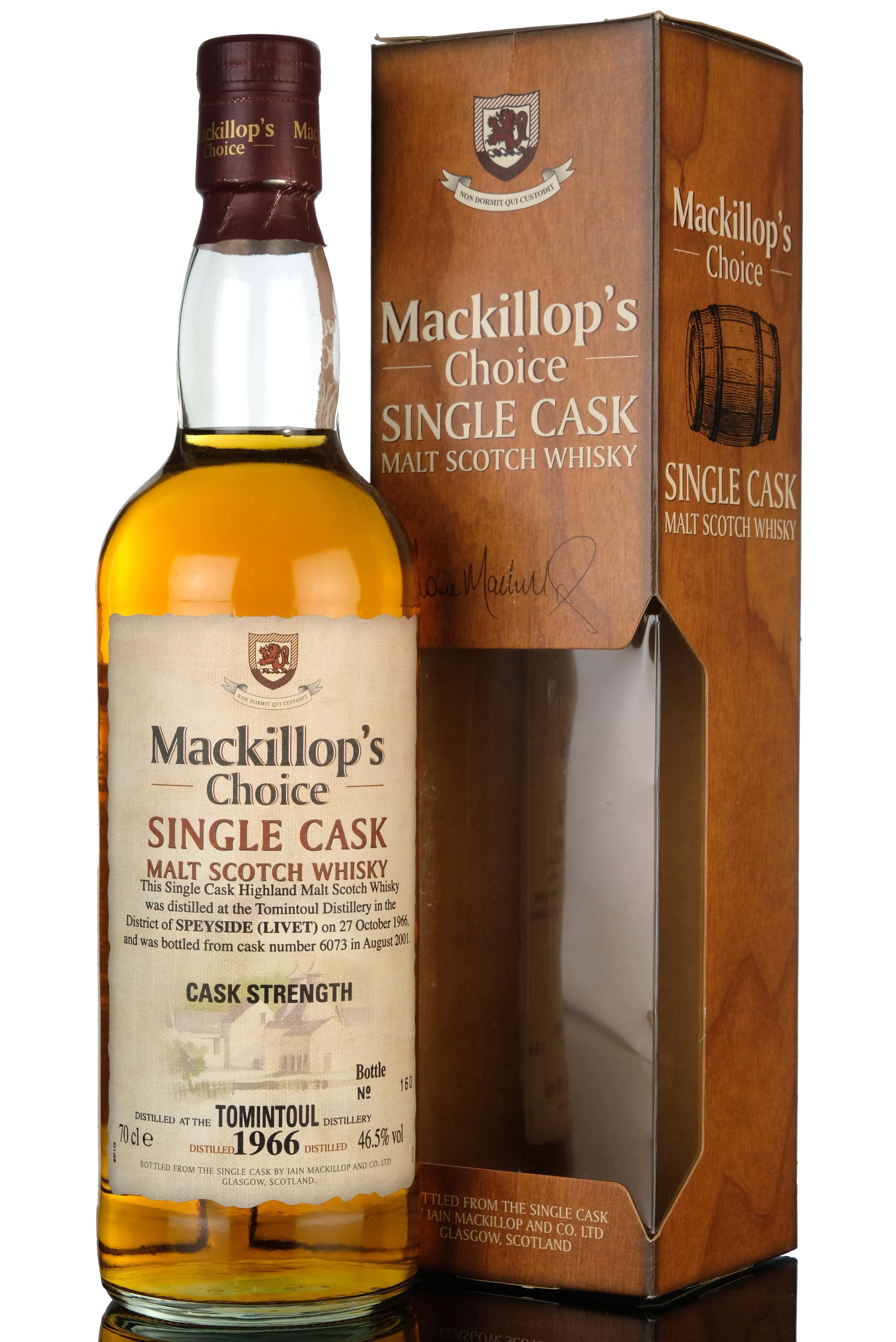 Tomintoul 1966-2001 - Mackillops Choice - Single Cask 6073