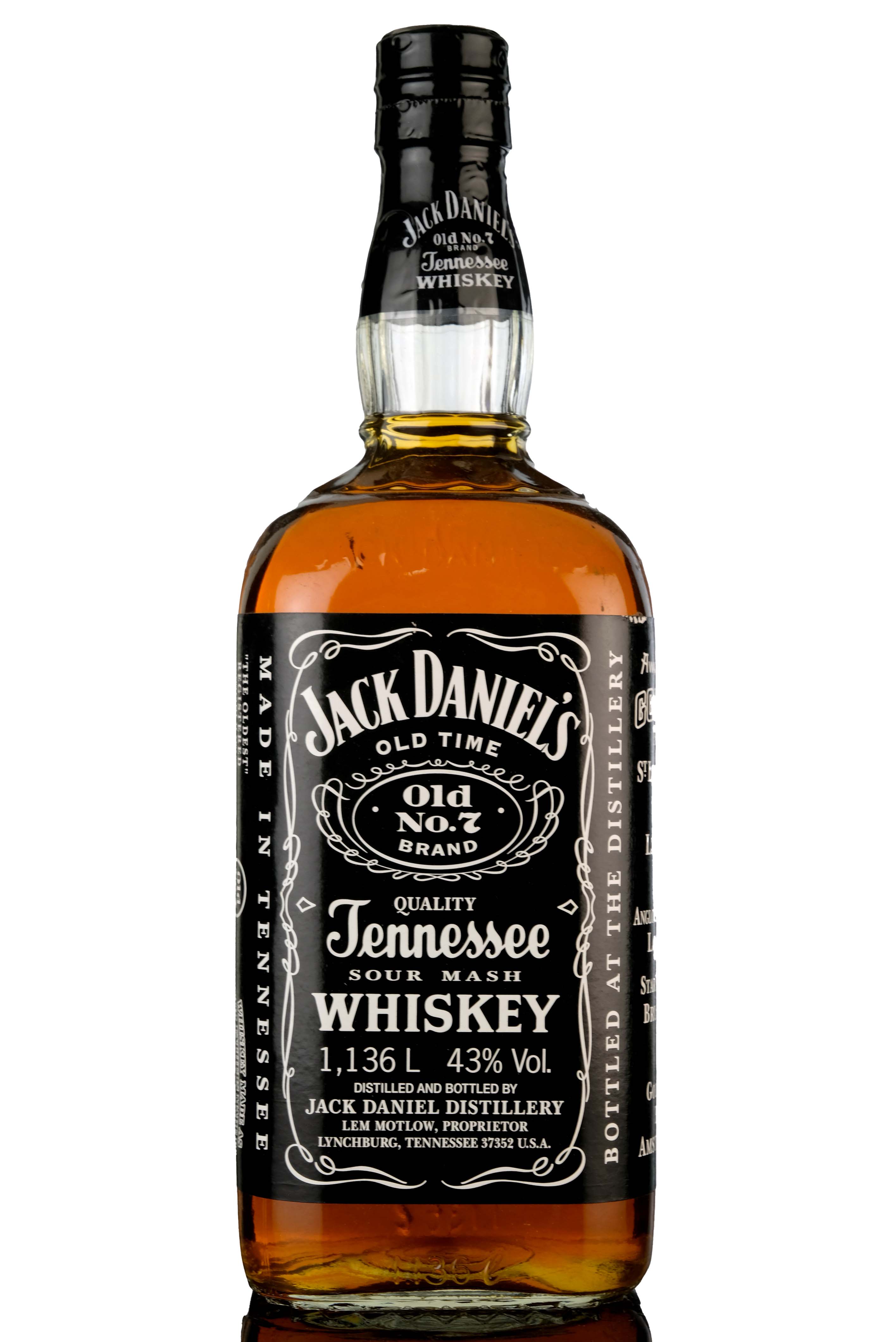 Jack Daniels Old No7 Brand  1136 Litres