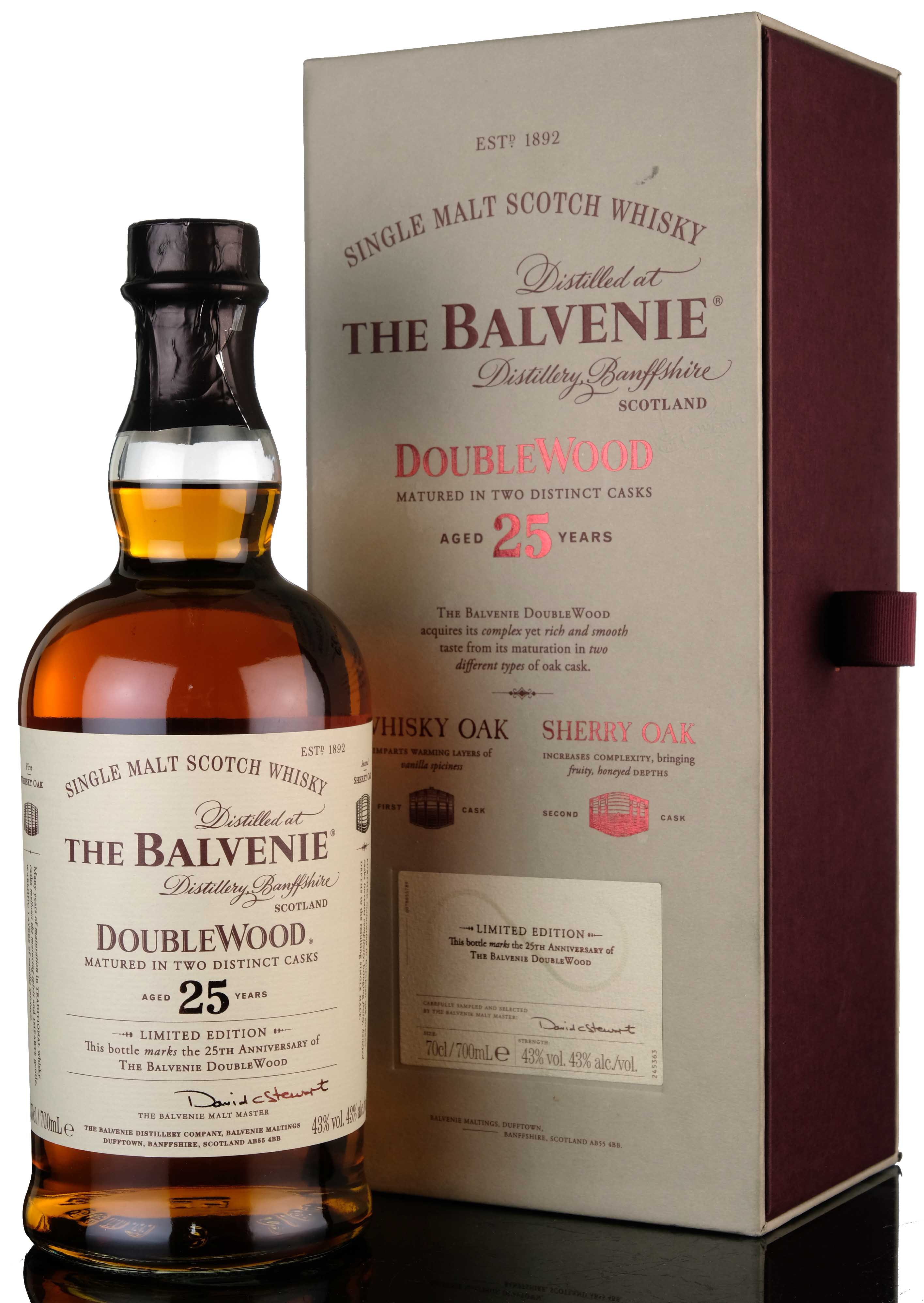 Balvenie 25 Year Old - 25th Anniversary Of Doublewood