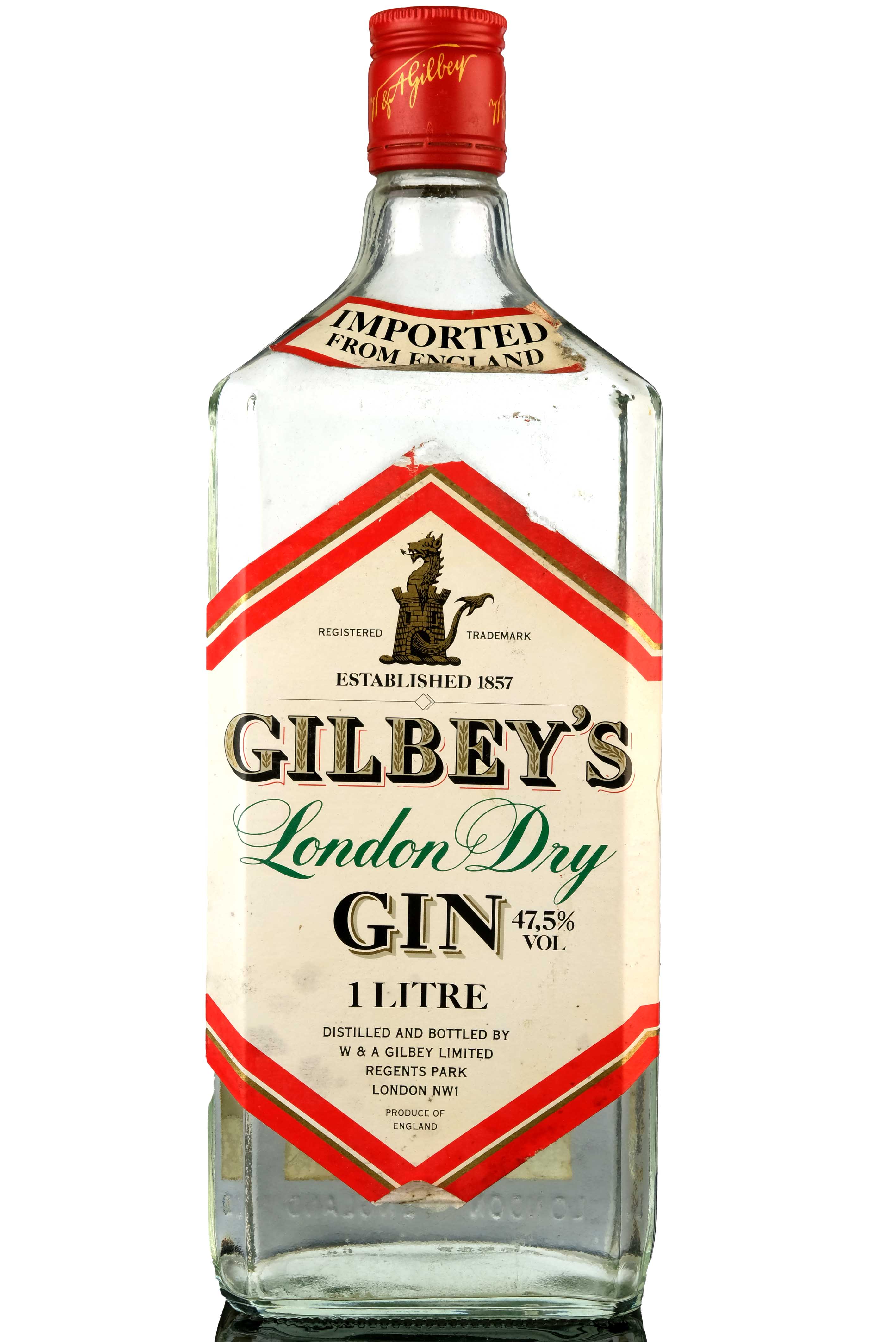 Gilbeys Dry Gin - 1 Litre