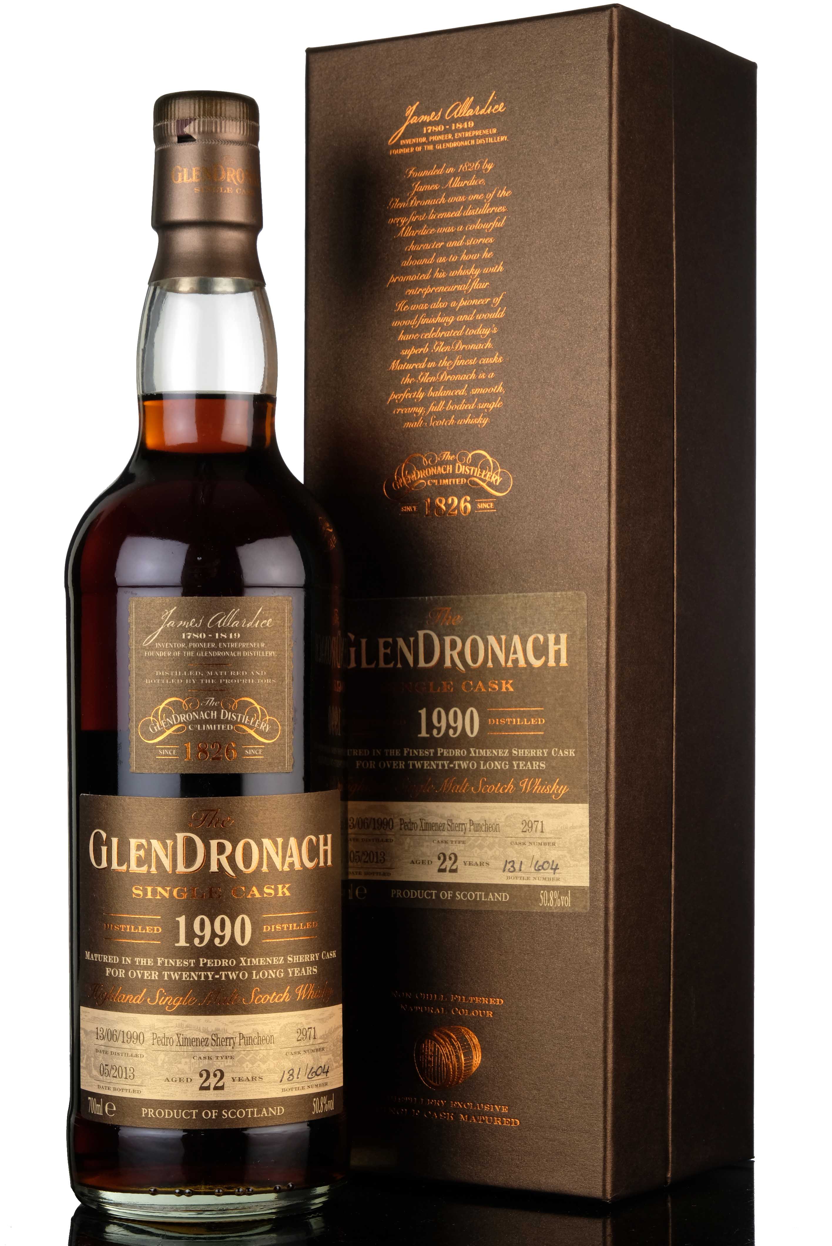Glendronach 1990 - 2013 22 Single Cask 2971 Batch 8