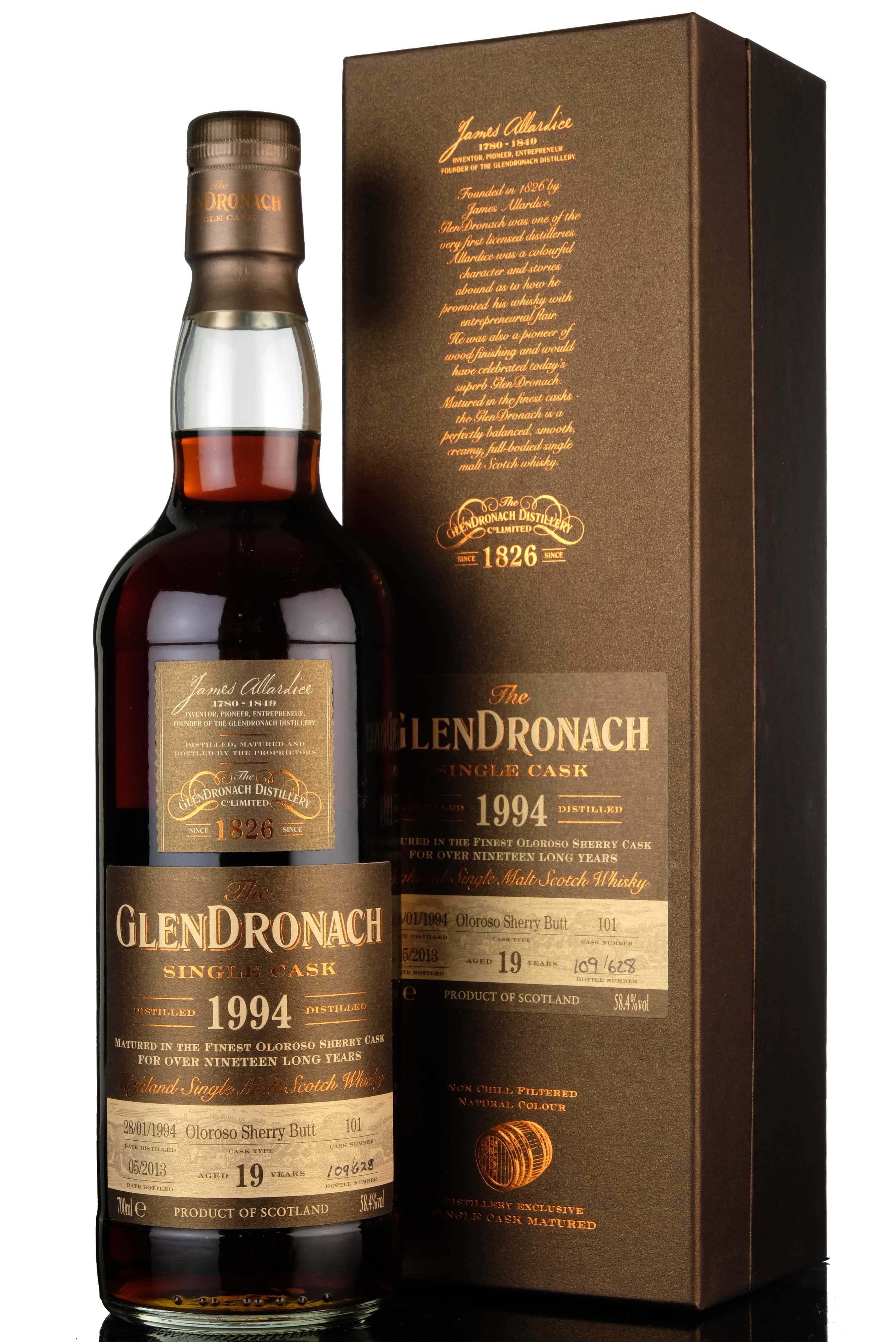 Glendronach 1994 - 2013 19 Cask 101 Batch 8