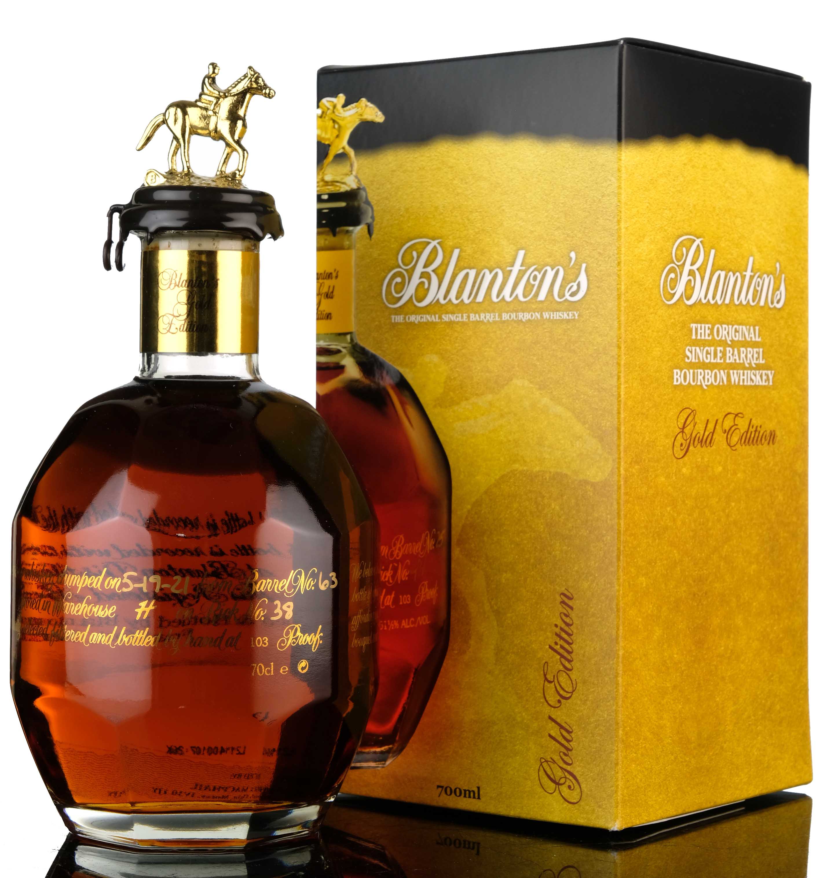Blantons Gold Edition Barrel 63 Kentucky Straight Bourbon Whiskey