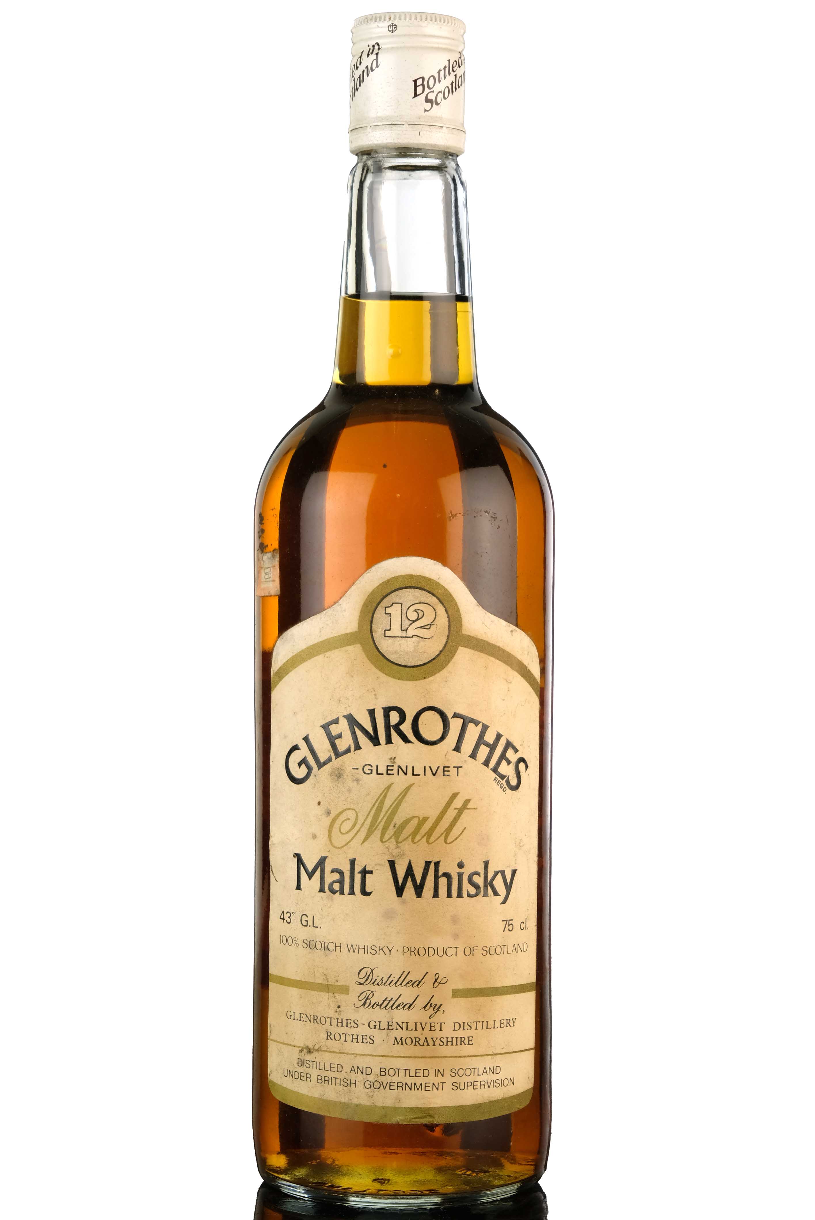 Glenrothes-Glenlivet 12 Year Old - Late 1970s