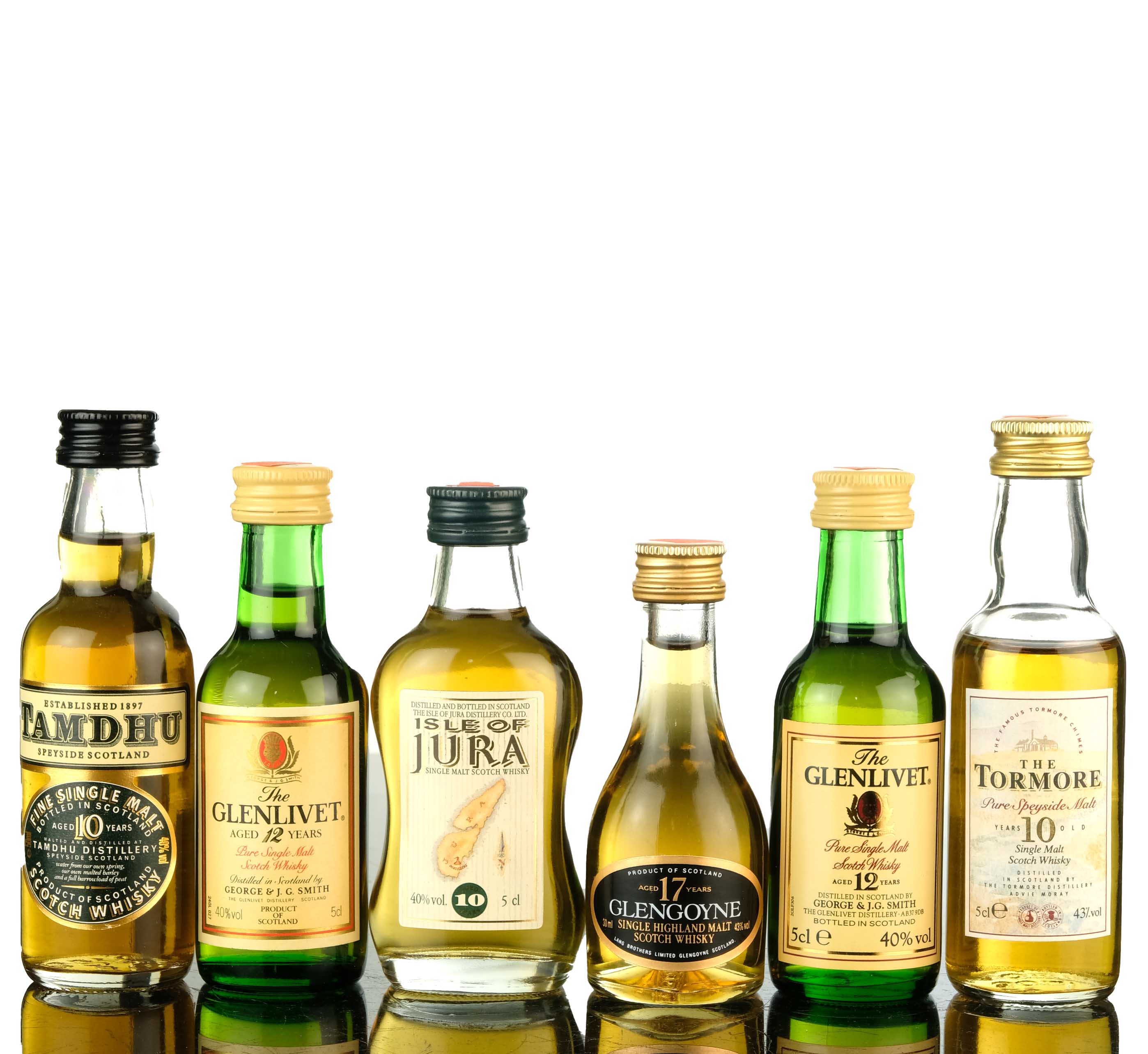 6 x Single Malt Miniatures