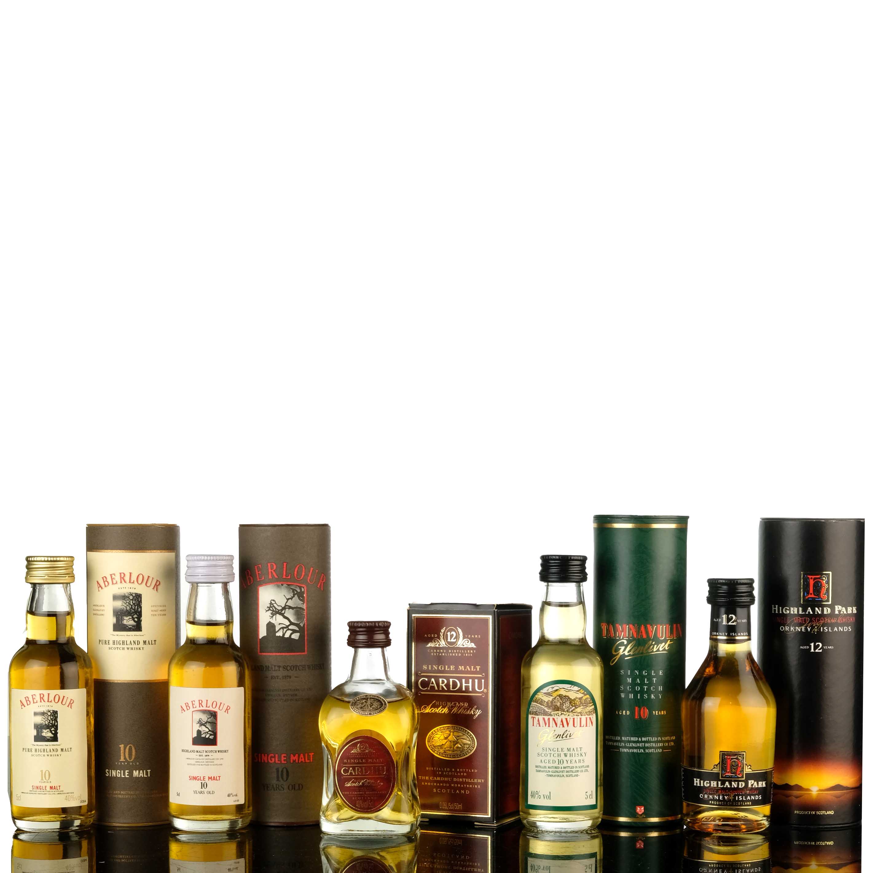 5 x Single Malt Miniatures