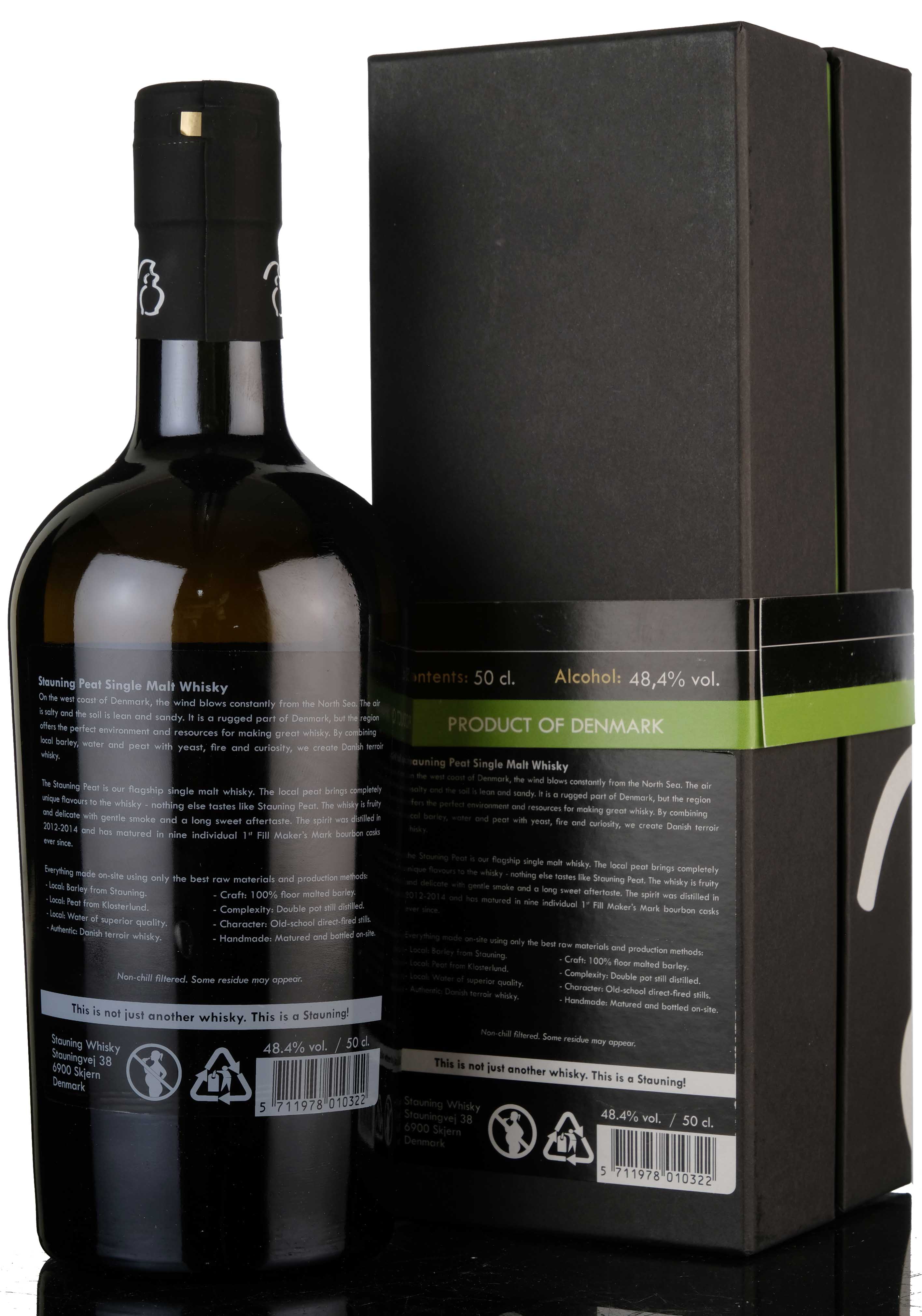 Stauning 2012 - 2018 Peat Danish Whisky Festival 2018 Single Cask 64