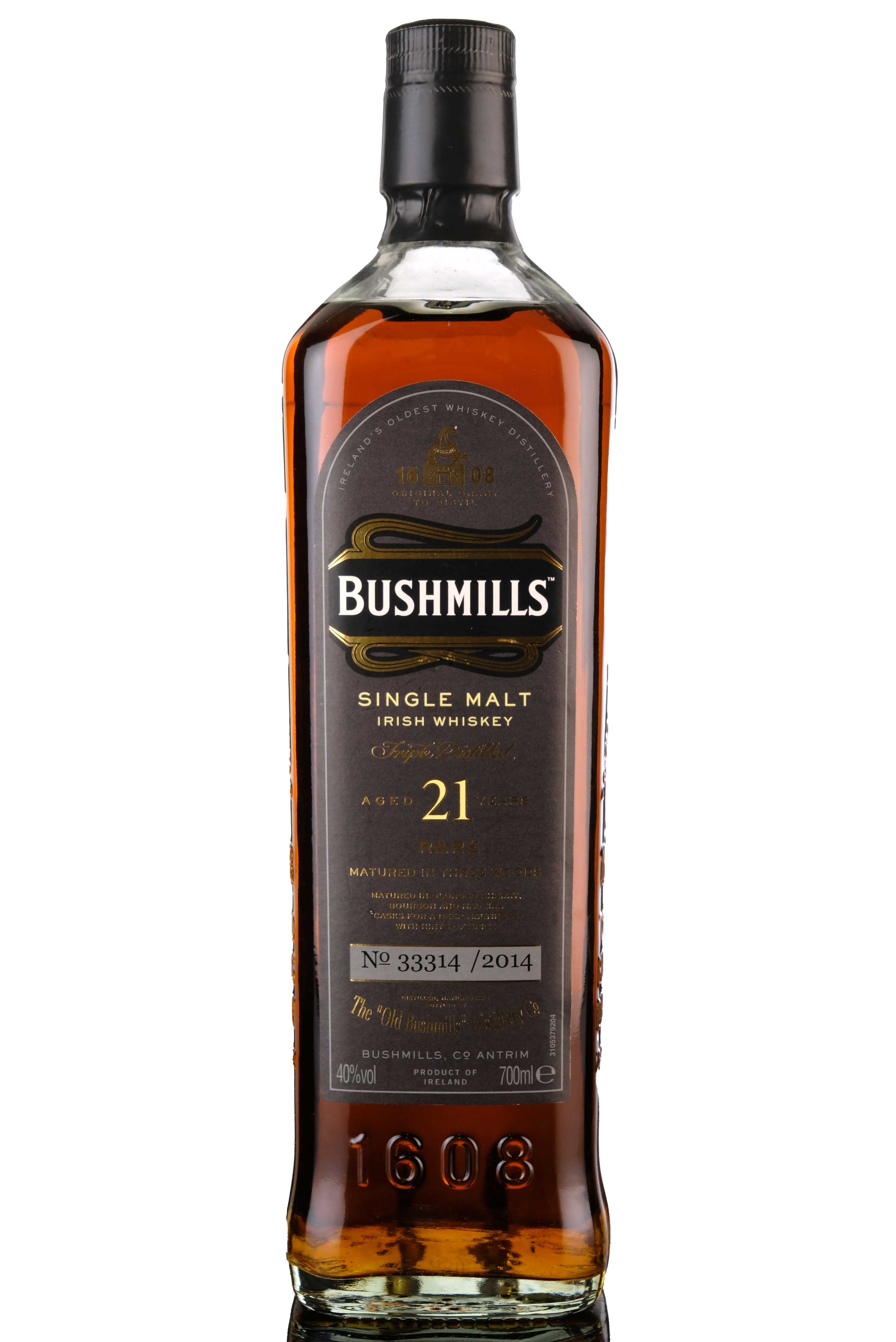 Bushmills 21 Year Old - Three Wood - 2014 Release
