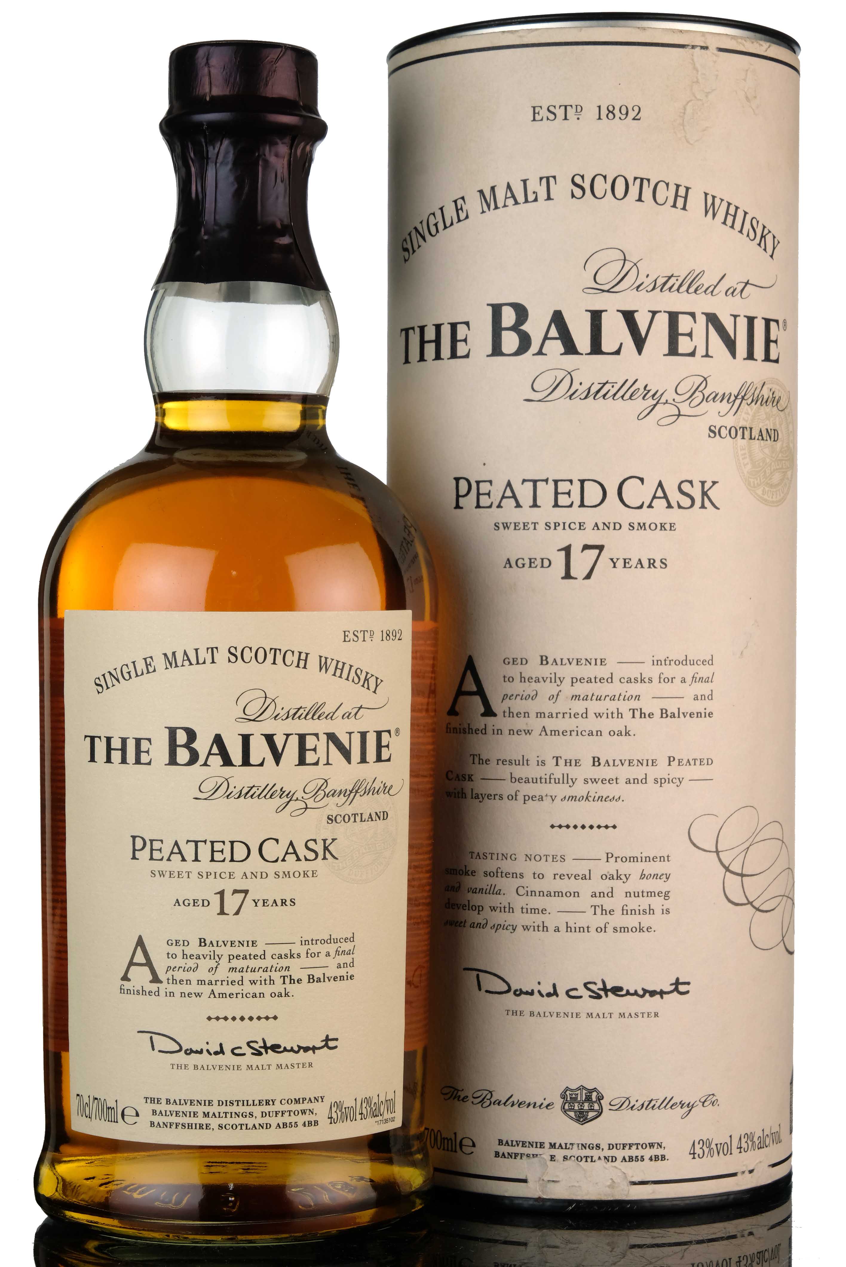 Balvenie 17 Year Old - Peated Cask