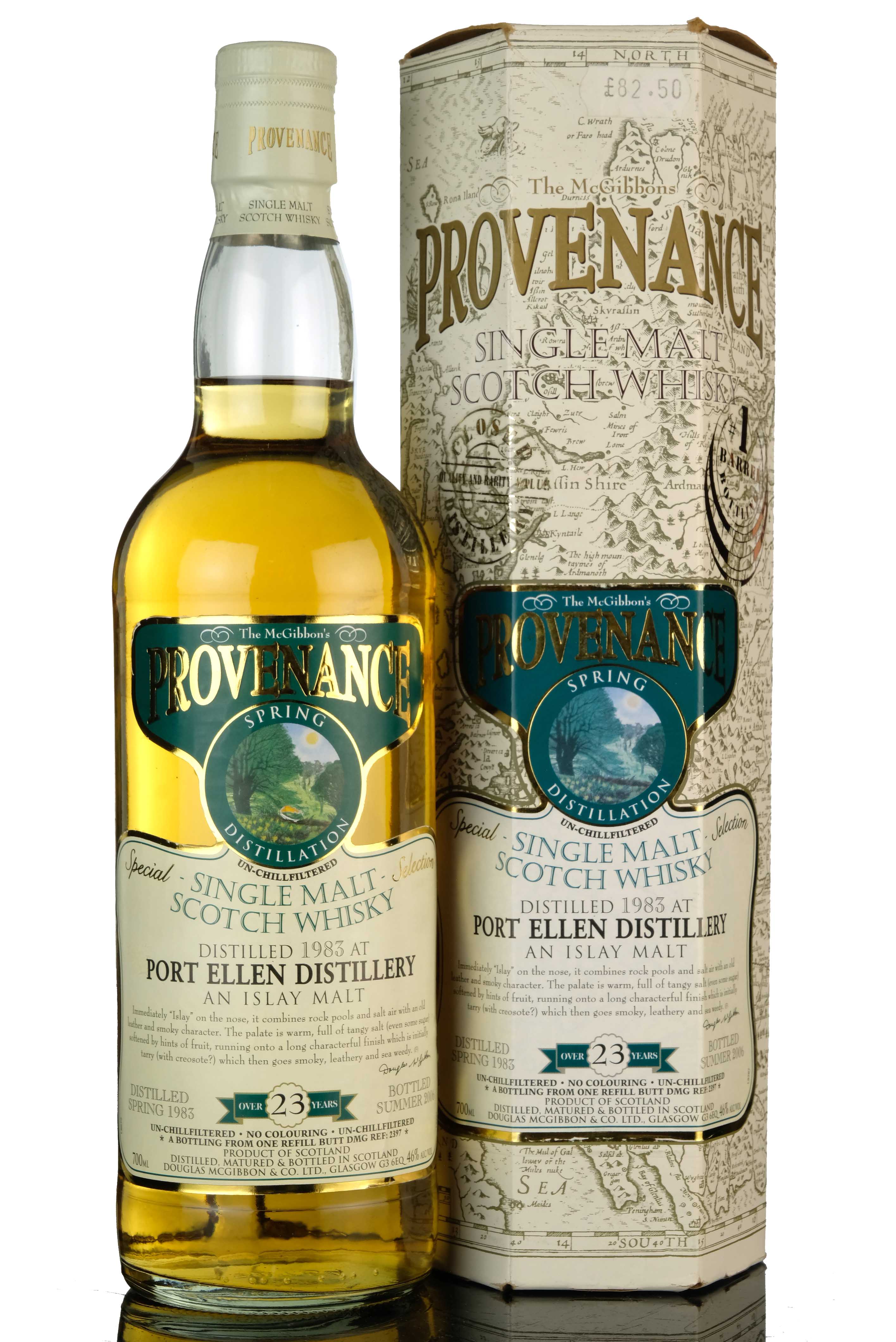 Port Ellen 1983-2006 - 23 Year Old - Provenance  - Spring 1983 Release