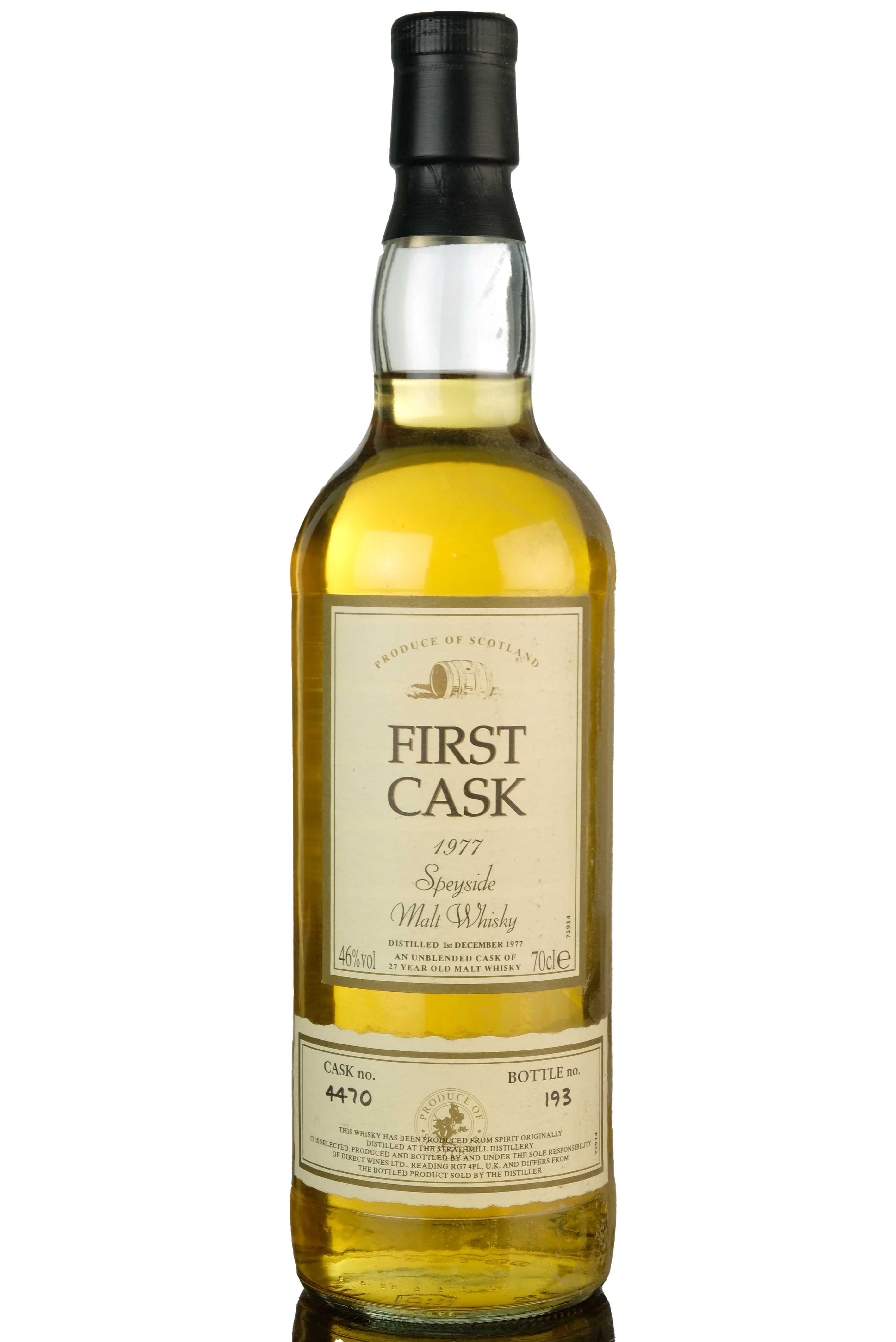Strathmill 1977 27 First Cask 4470