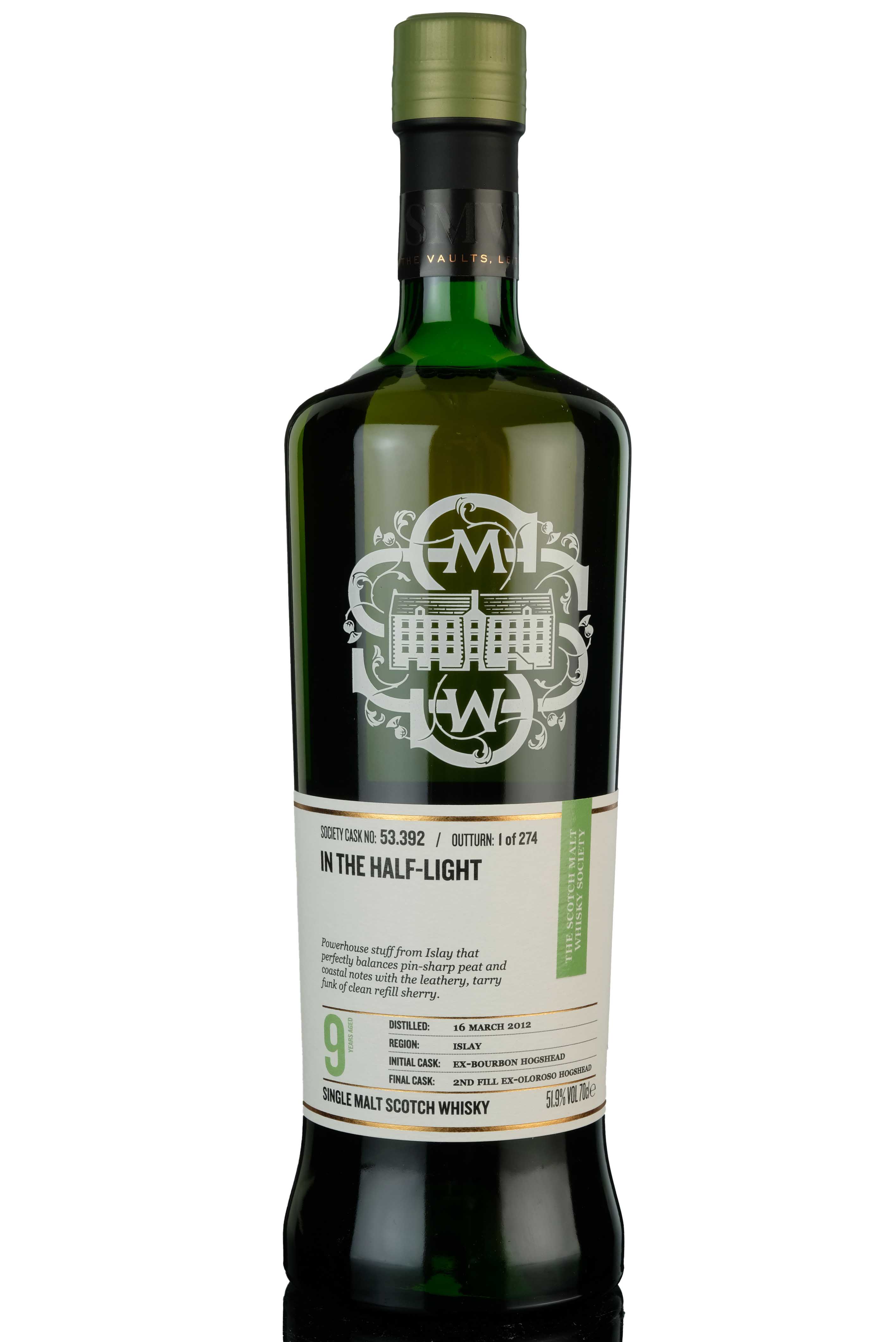 Caol Ila 2012 9 Year Old SMWS 53392 In The HalfLight