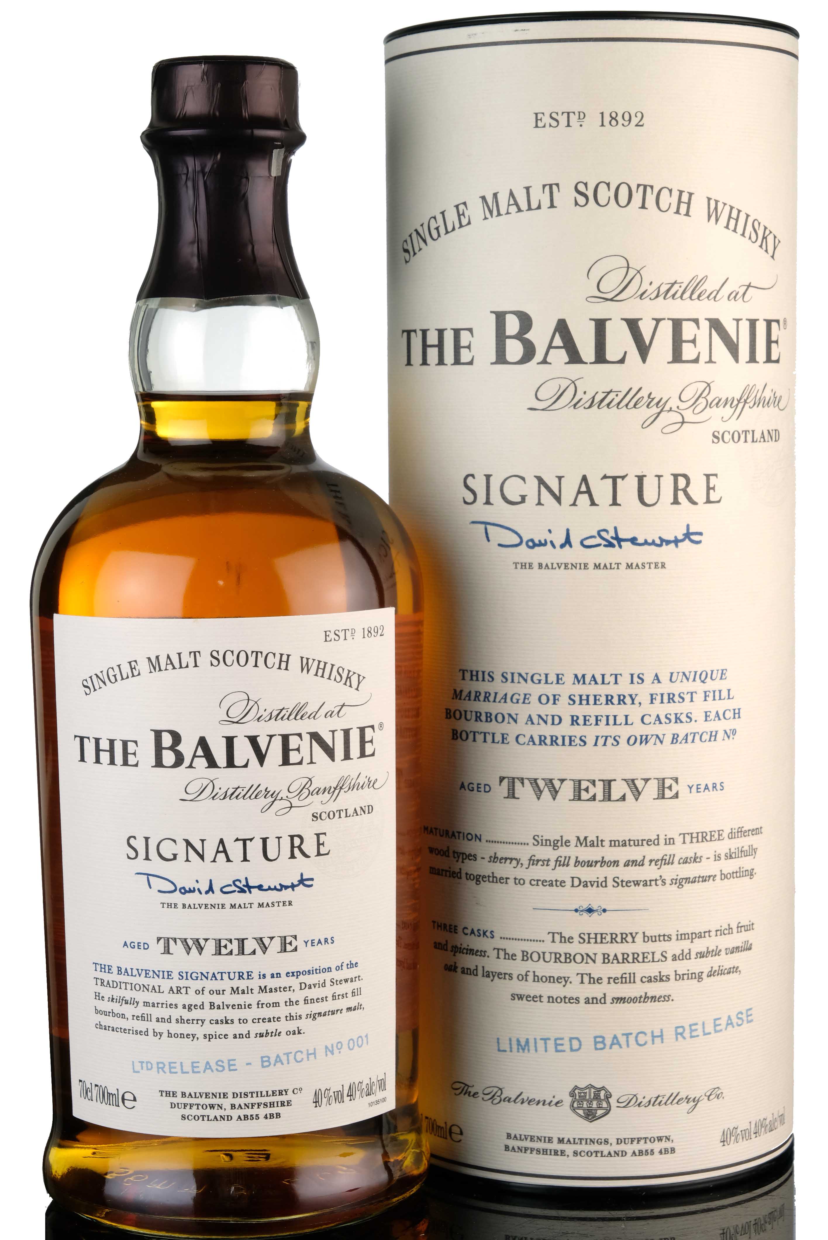 Balvenie 12 Year Old - Signature - Batch 1