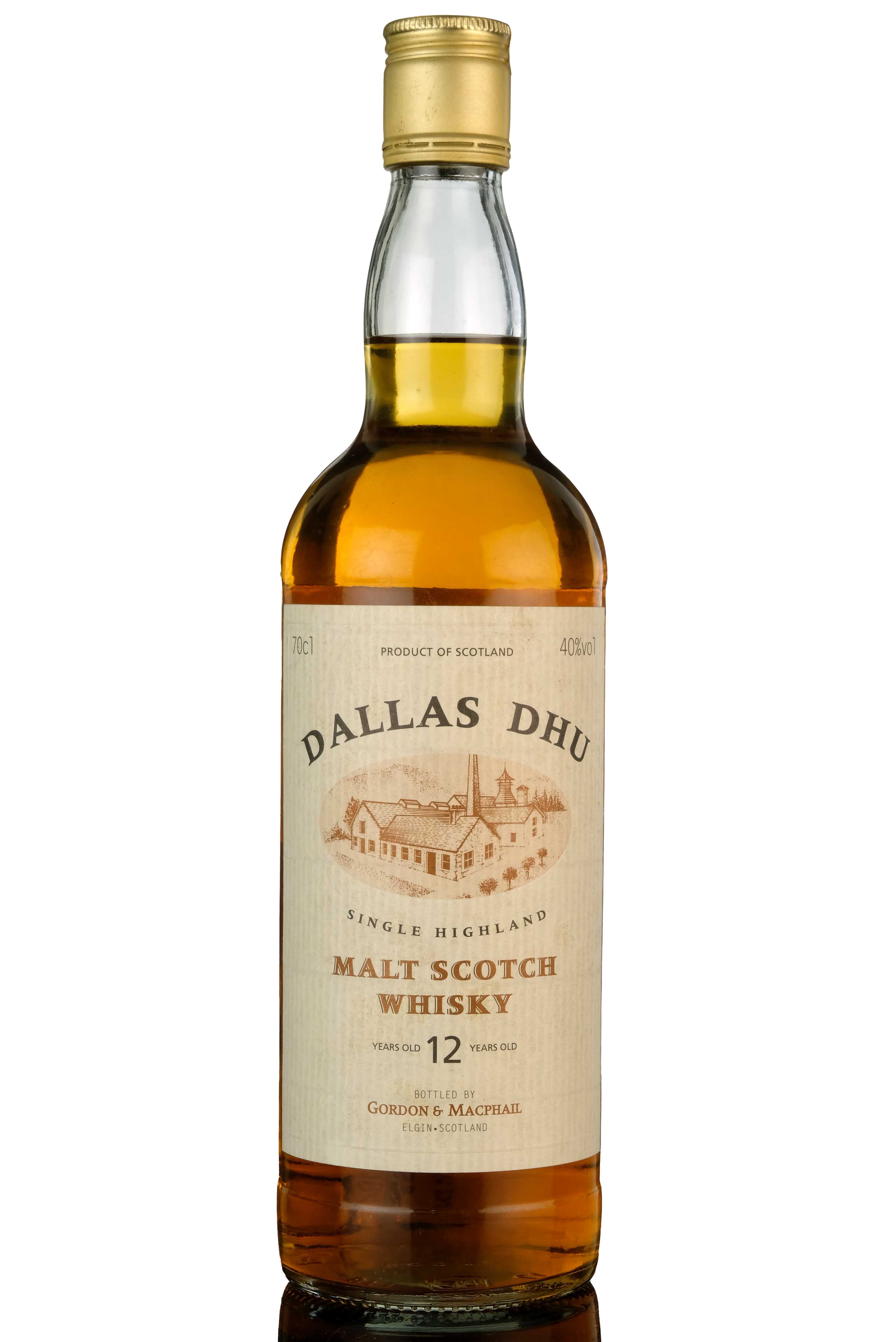 Dallas Dhu 12 Year Old - Gordon & MacPhail - 1990s