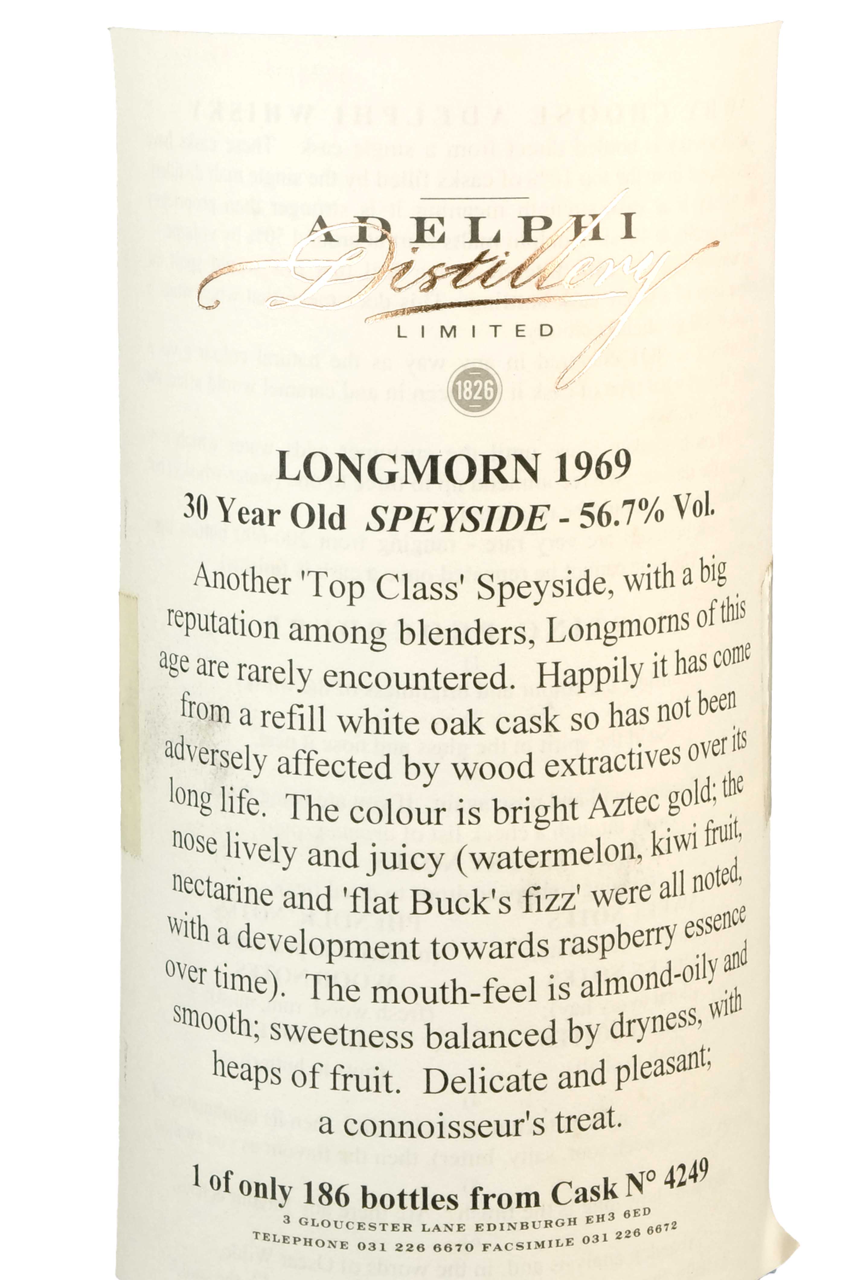 Glenrothes 19801998 18 Year Old Adelphi Single Cask 1459