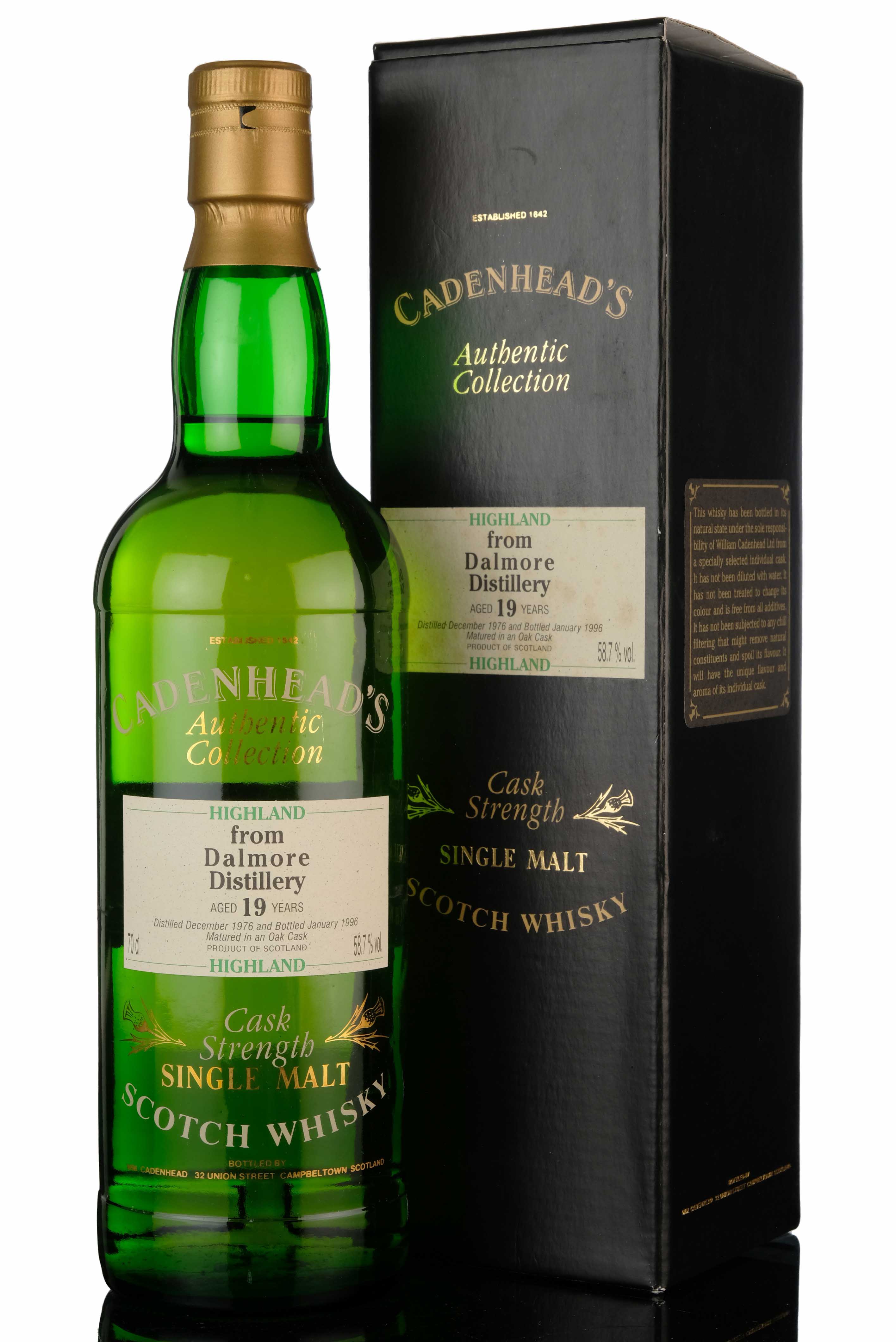 Dalmore 1976-1996 - 19 Year Old - Cadenheads Authentic Collection