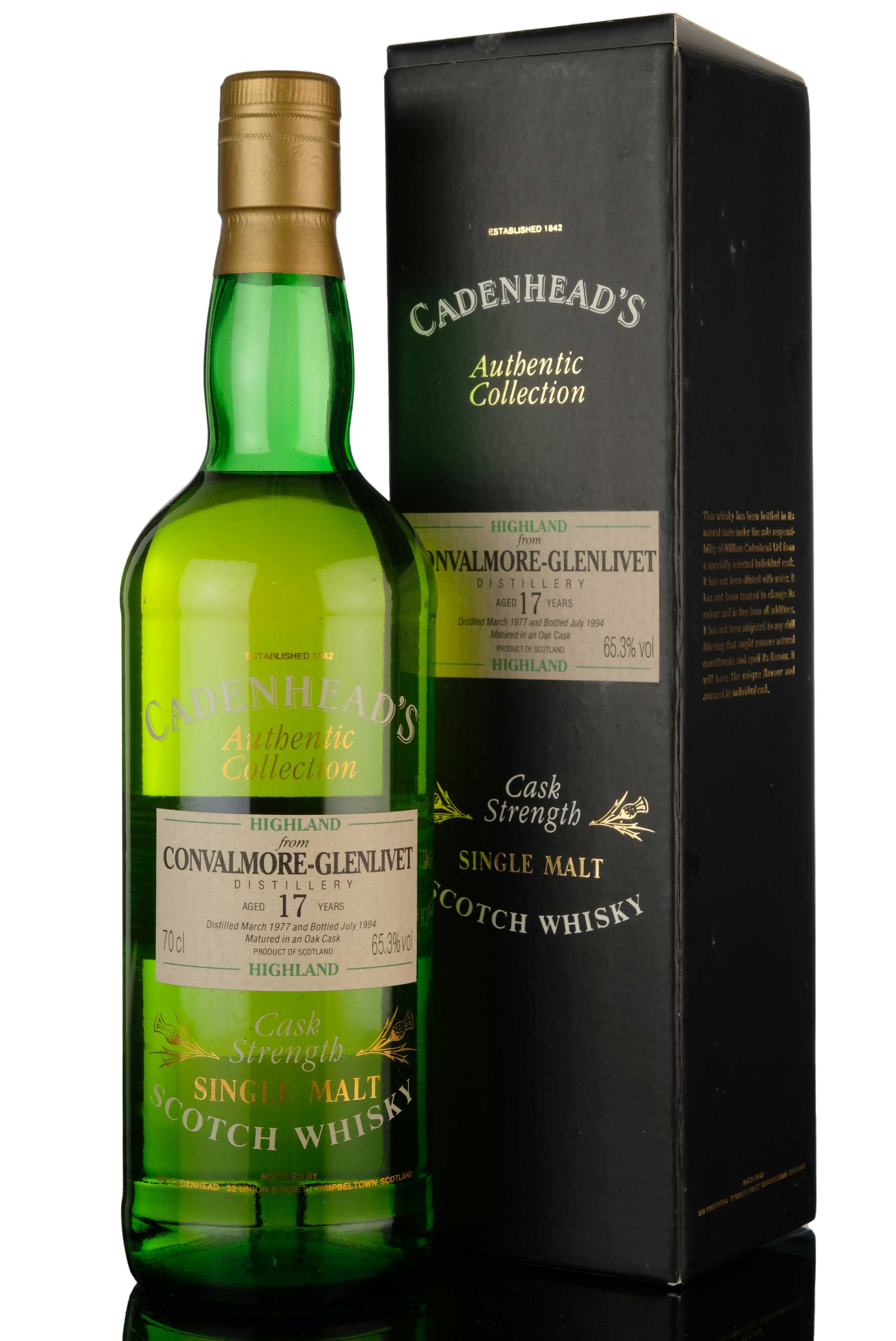 Convalmoreglenlivet 1977 - 1994 17 Cadenheads Authentic Collection