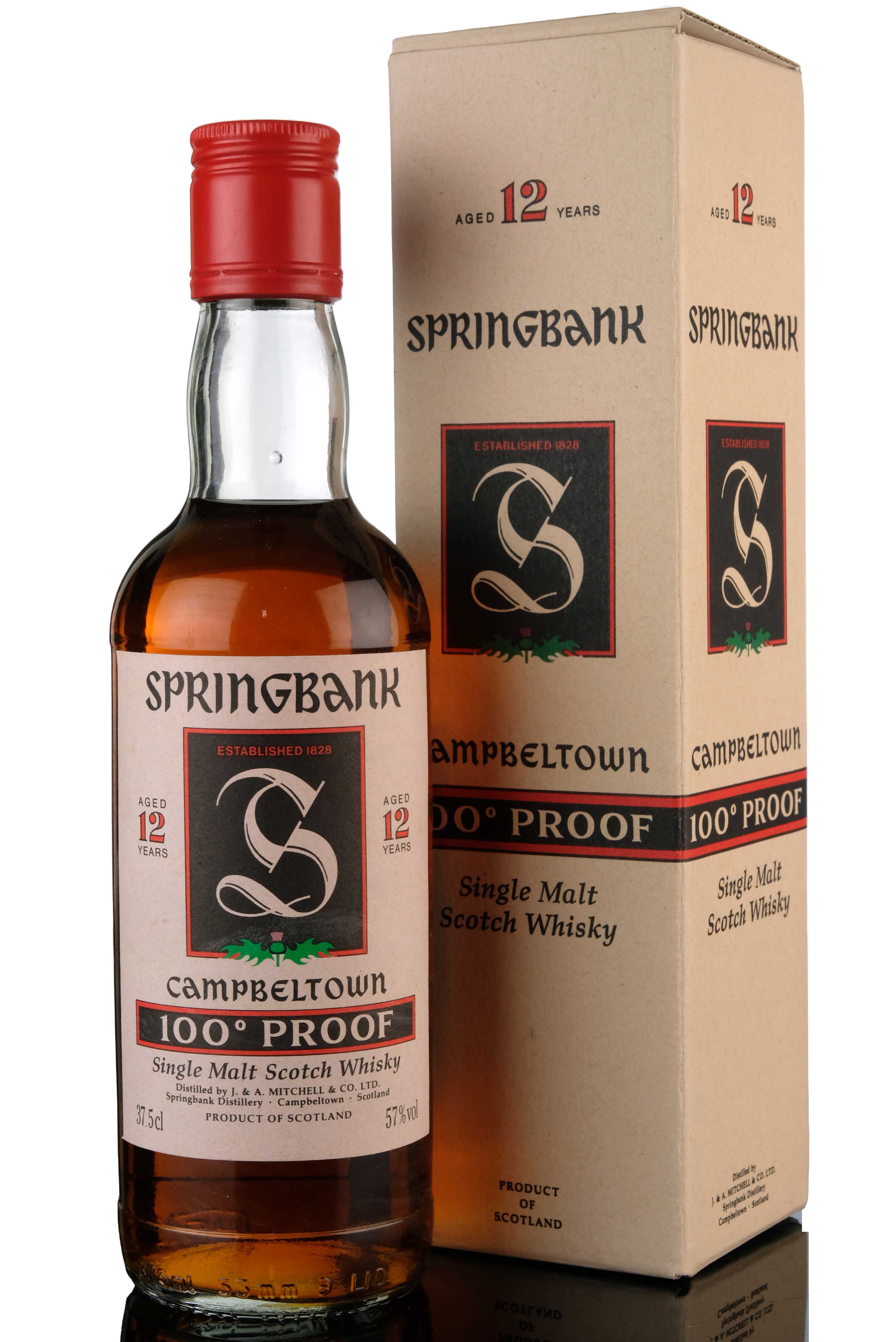 Springbank 12 100 Proof Half Bottle