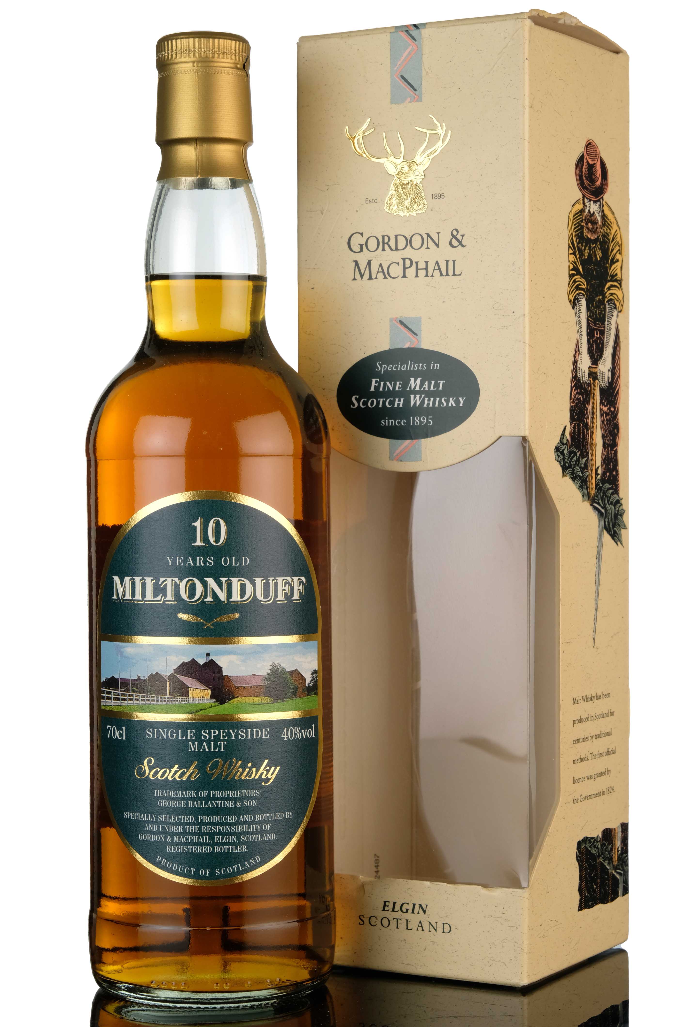 Miltonduff 10 Year Old - Gordon & MacPhail