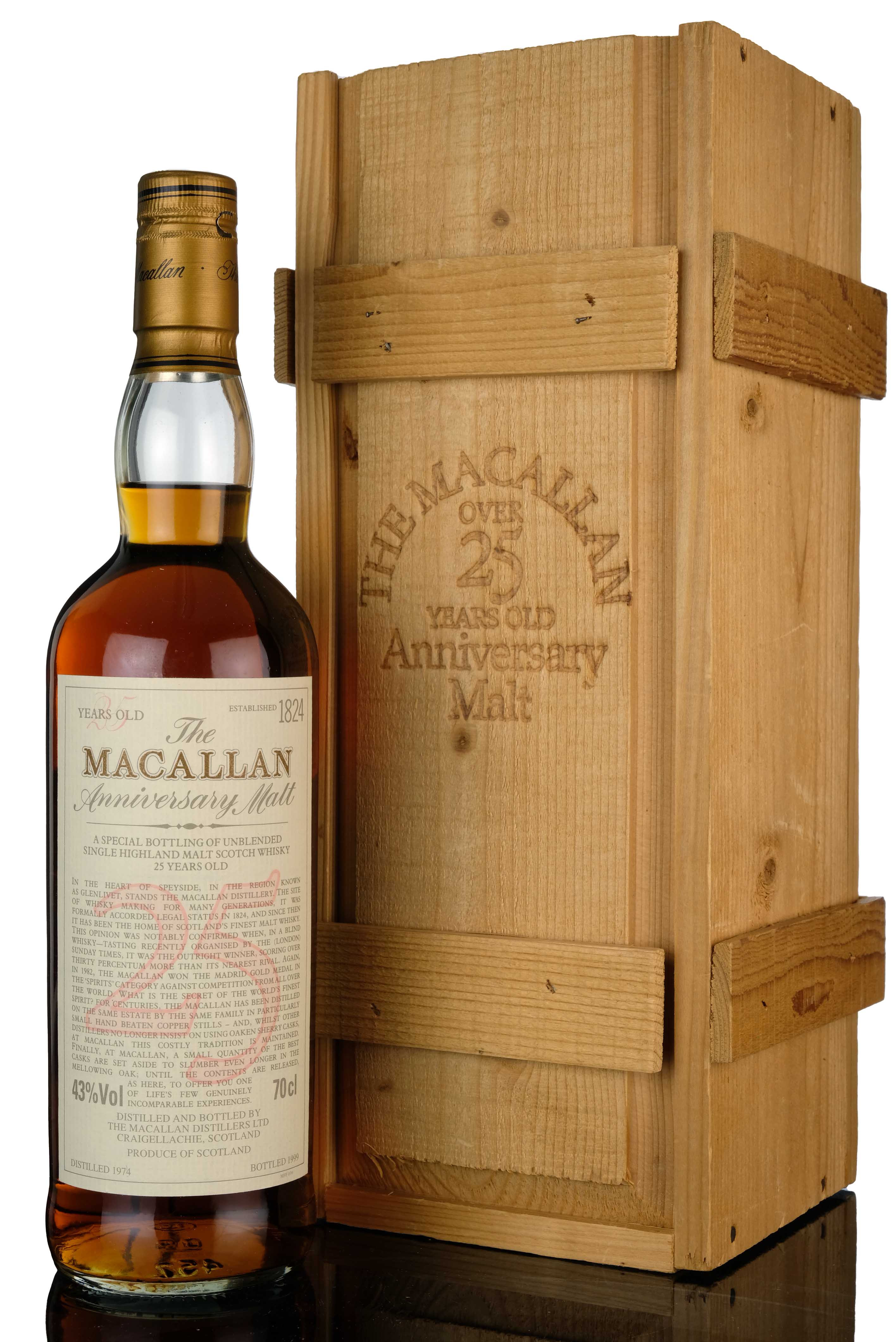 Macallan 1974-1999 - 25 Year Old - Anniversary Malt