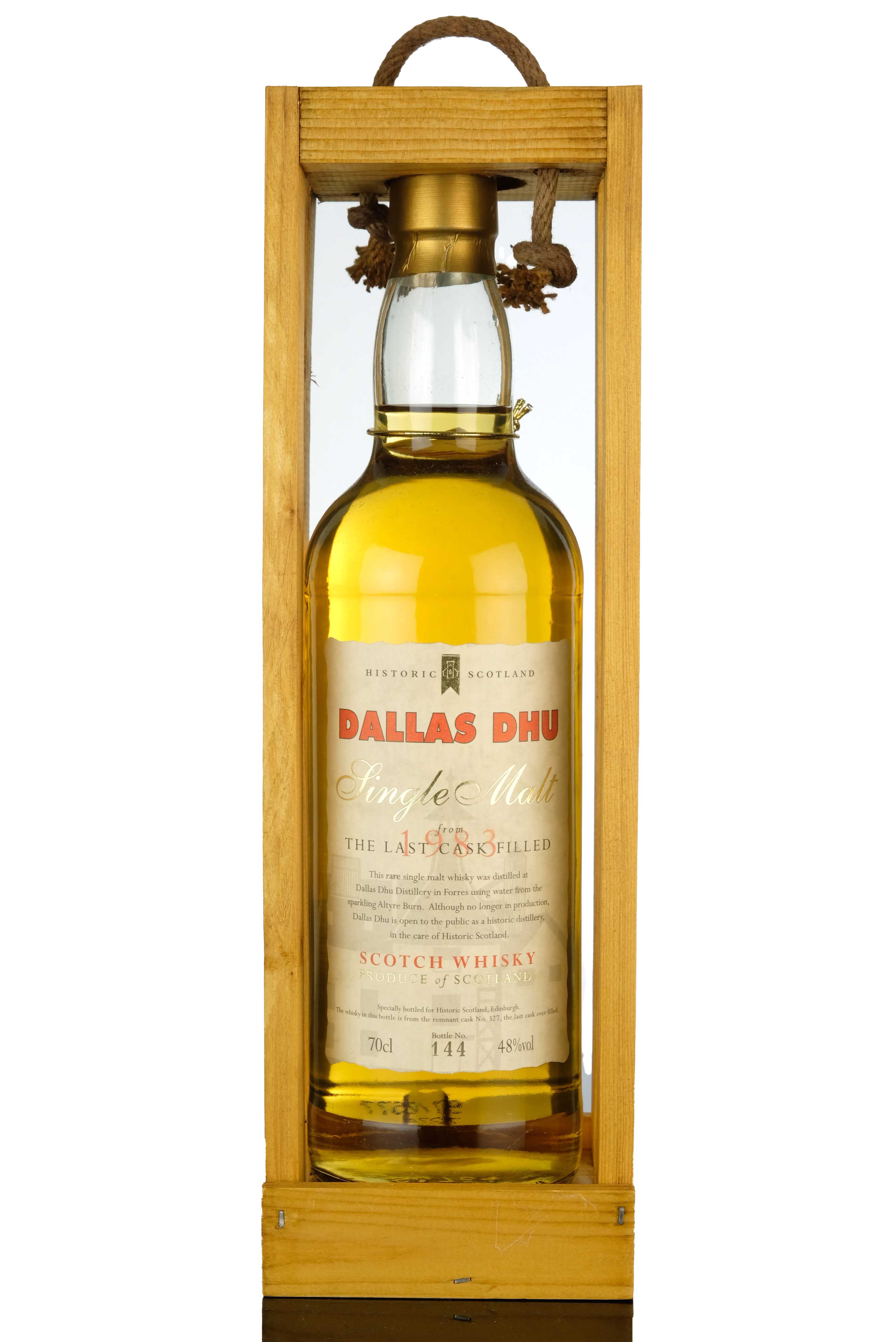 Dallas Dhu 1983 - Single Cask 327 - The Last Cask Filled