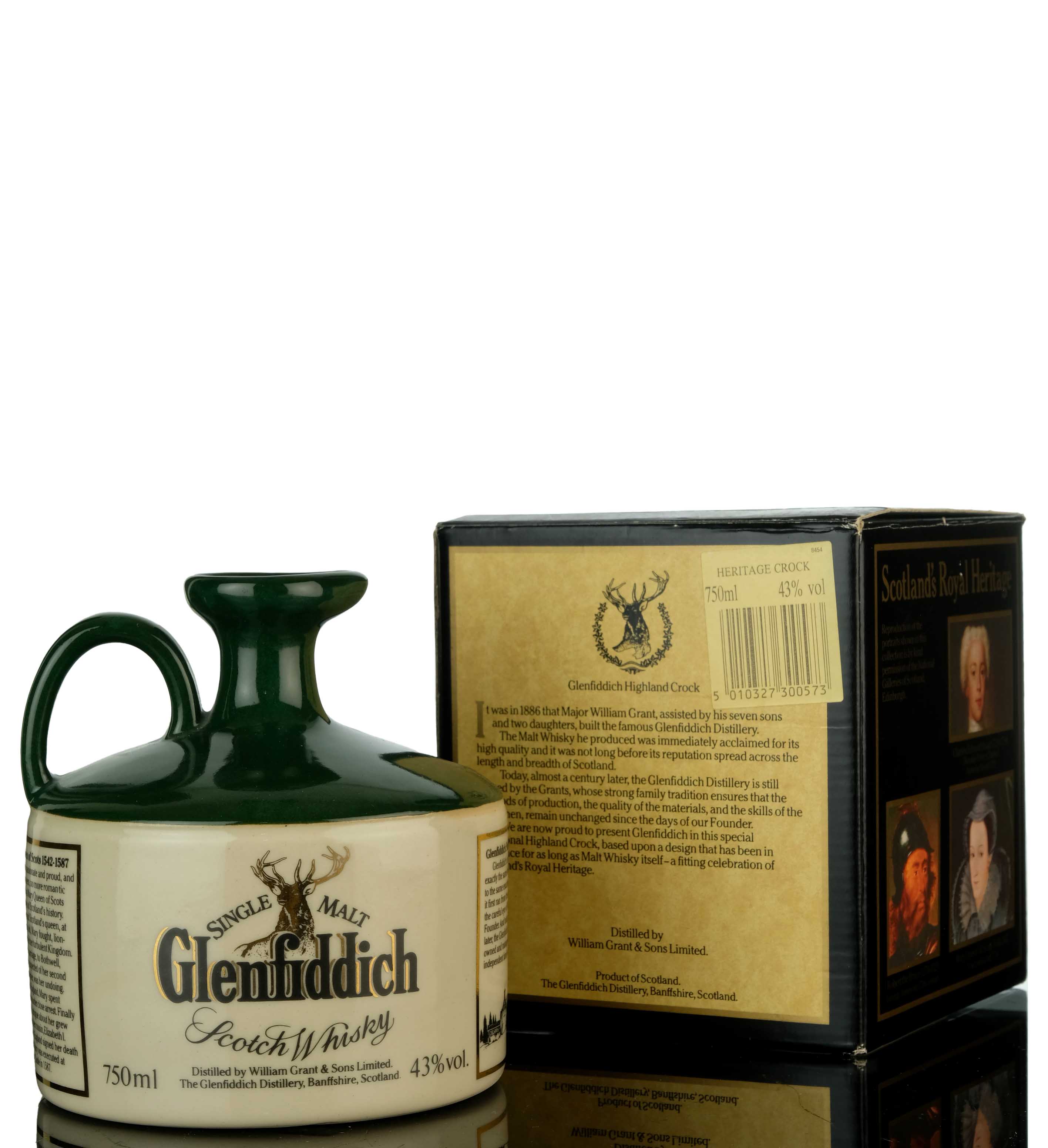 Glenfiddich Mary Queen Of Scots Ceramic Decanter