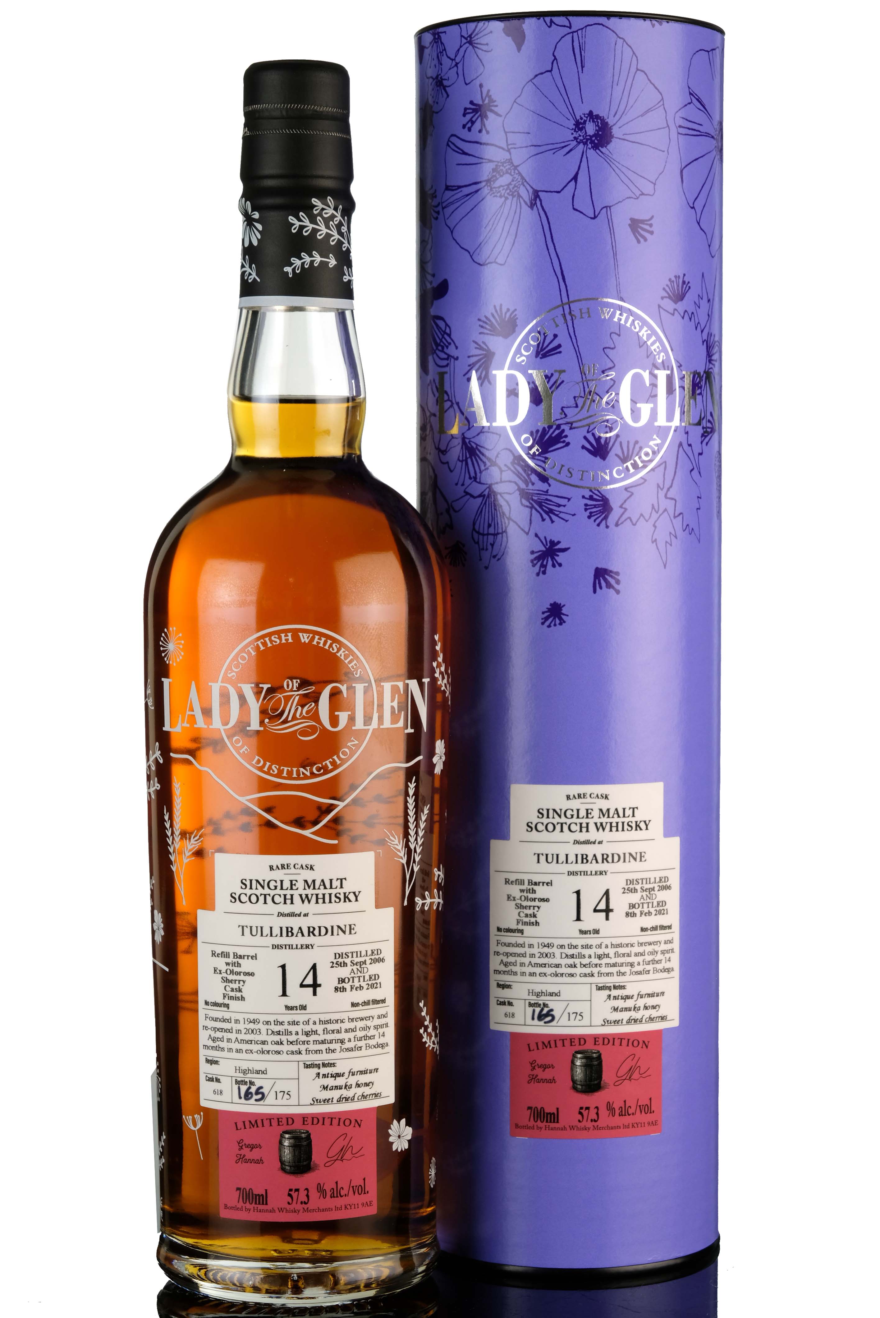 Tullibardine 20062021 14 Year Old Lady Of The Glen Single Cask 618