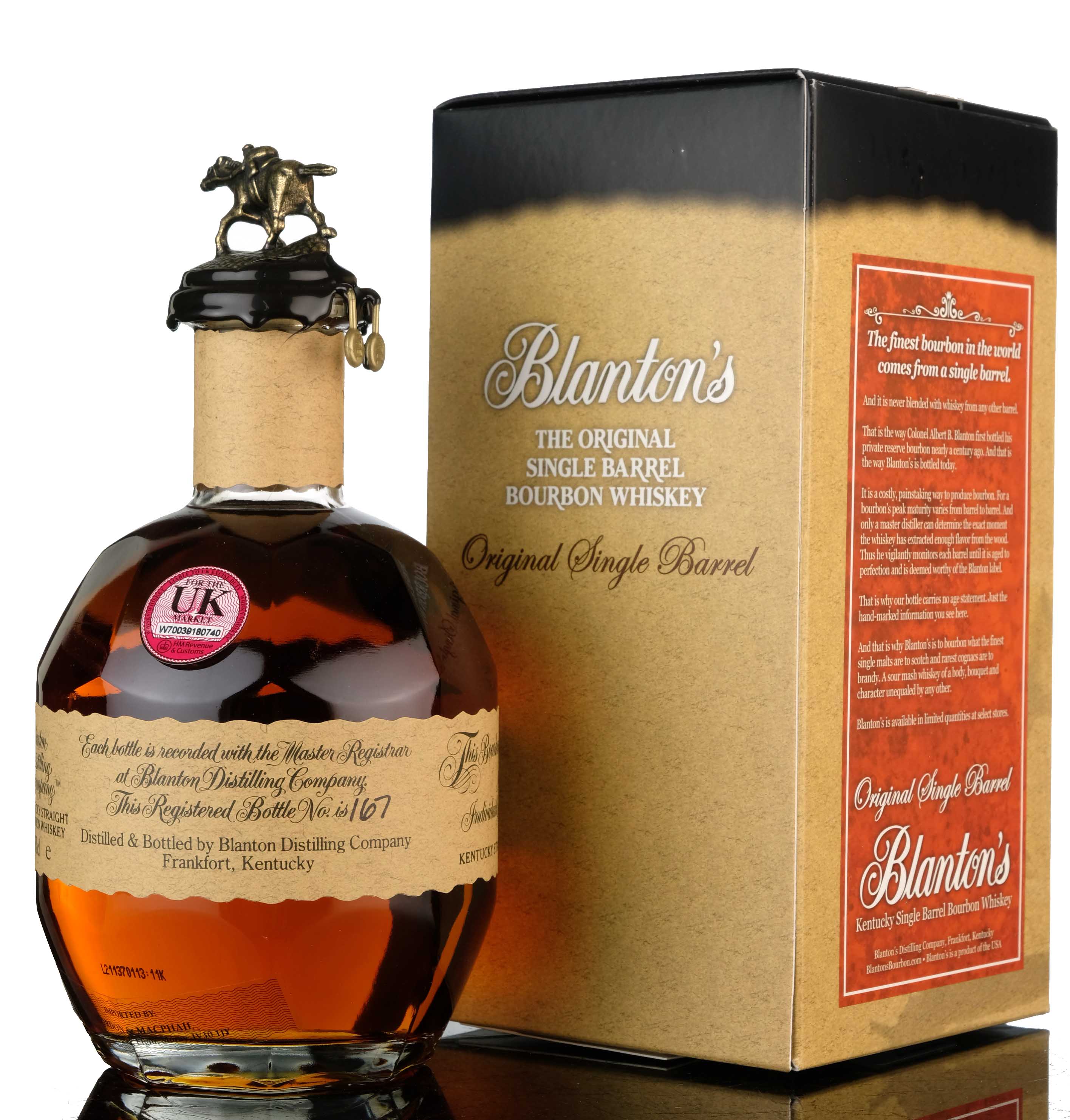 Blantons Original - Barrel 407 - Kentucky Straight Bourbon Whiskey