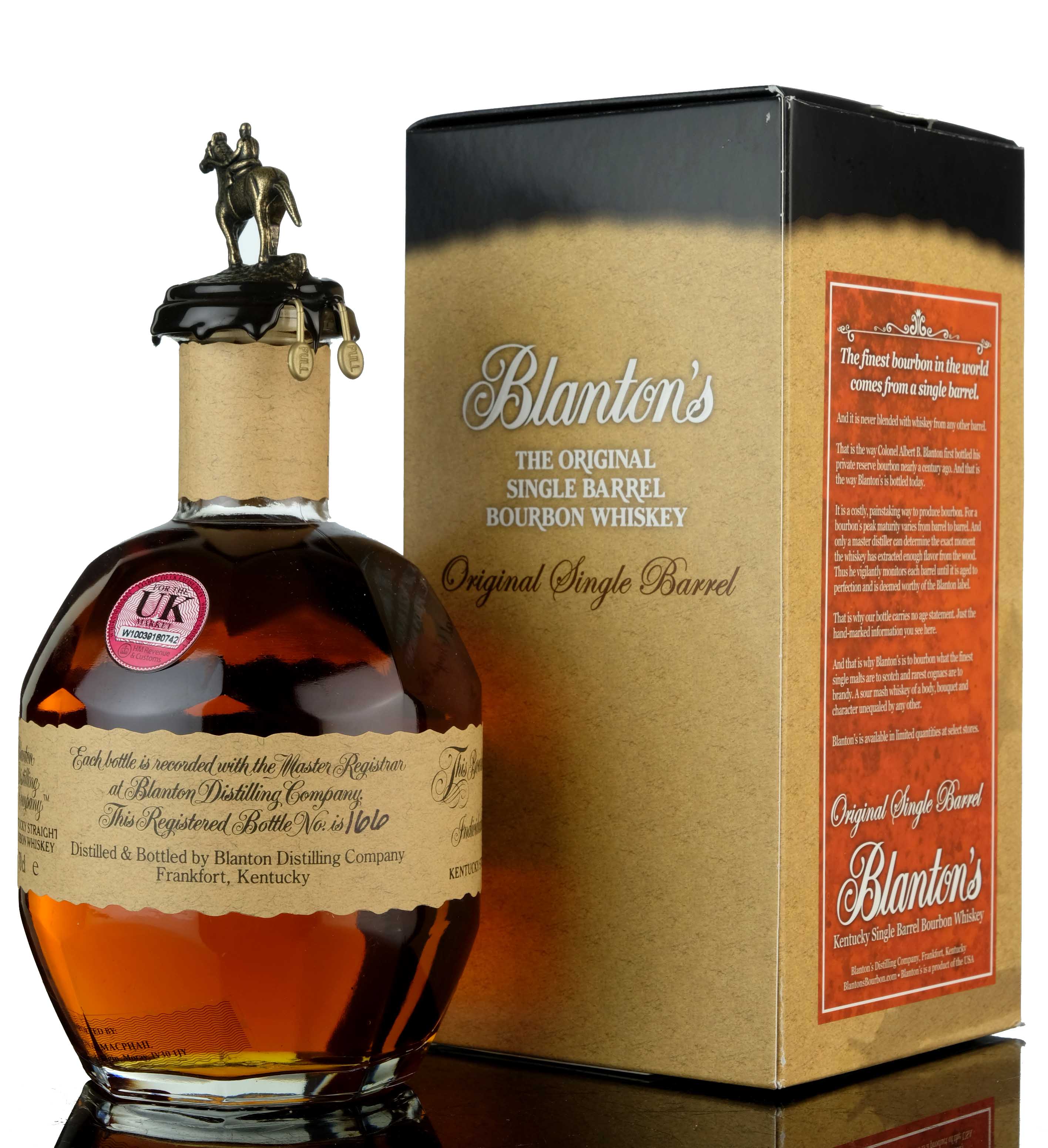 Blantons Original - Single Barrel 407 - Kentucky Straight Bourbon Whiskey