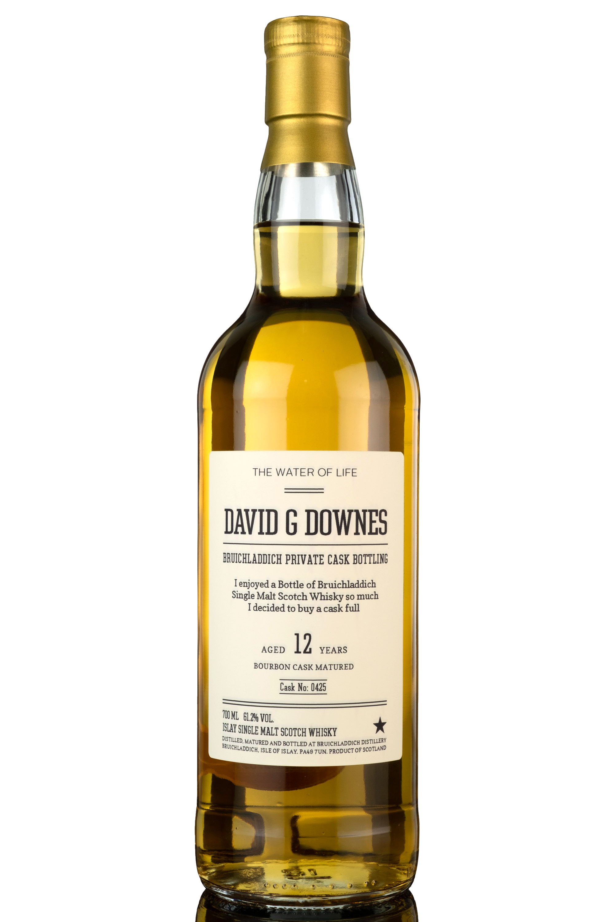 Bruichladdich 2005 - 2017 12 Private Bottling David G Downes Single Cask 04