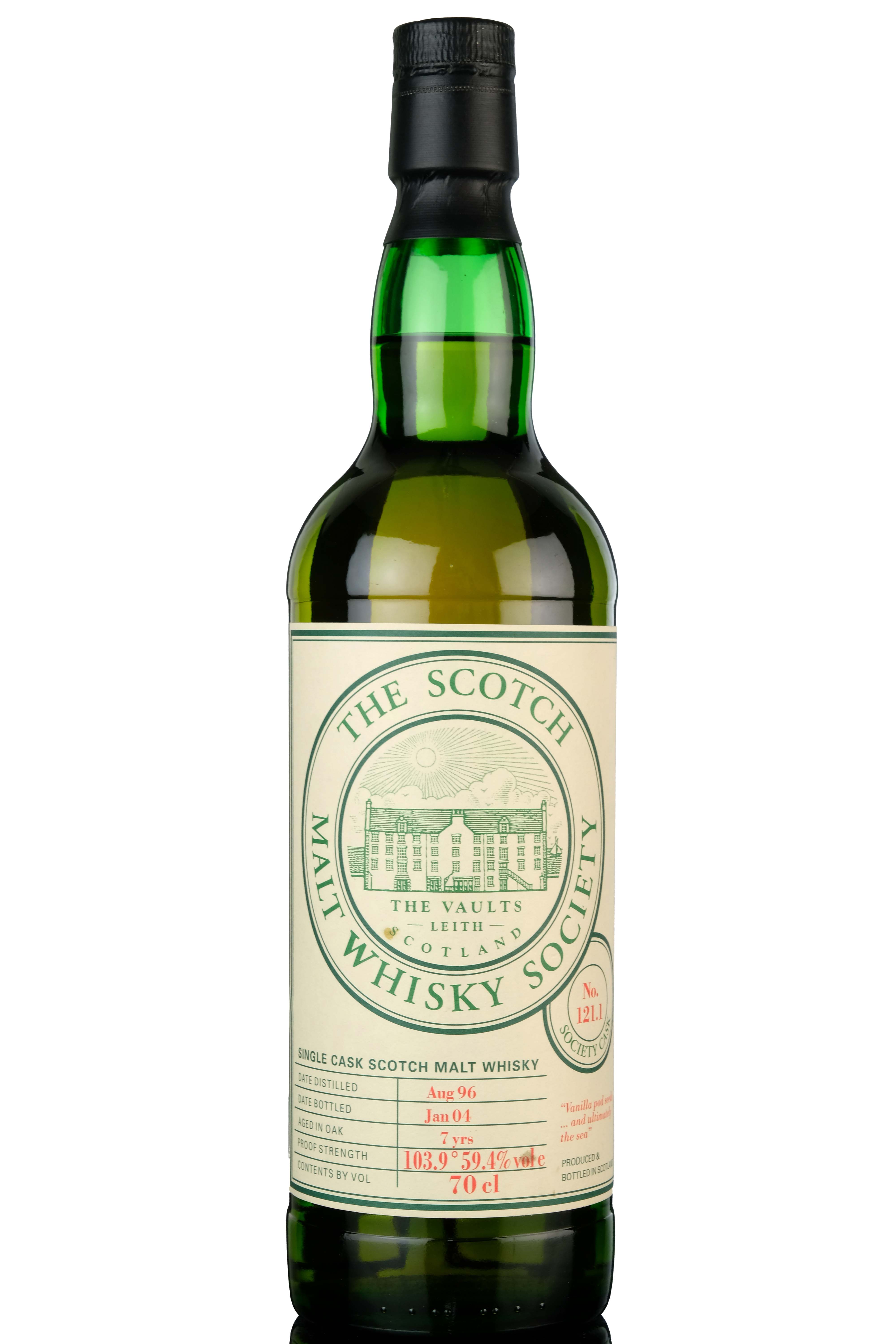 Arran 1996-2004 - 7 Year Old - SMWS 121.1 - Vanilla Pod Seeds & Ultimately The Sea