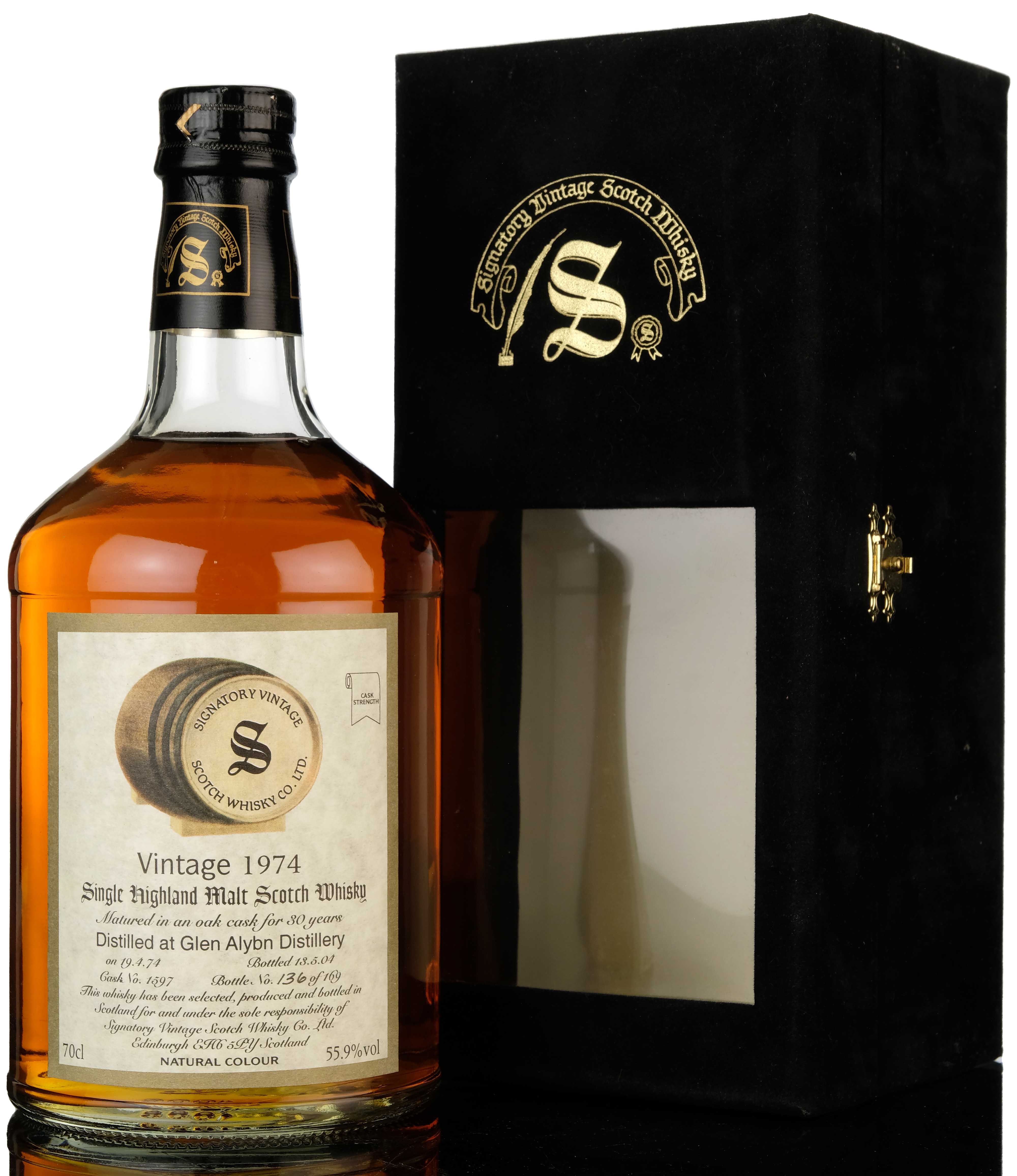 Glen Albyn 1974 - 2004 30 Signatory Vintage Single Cask 1597
