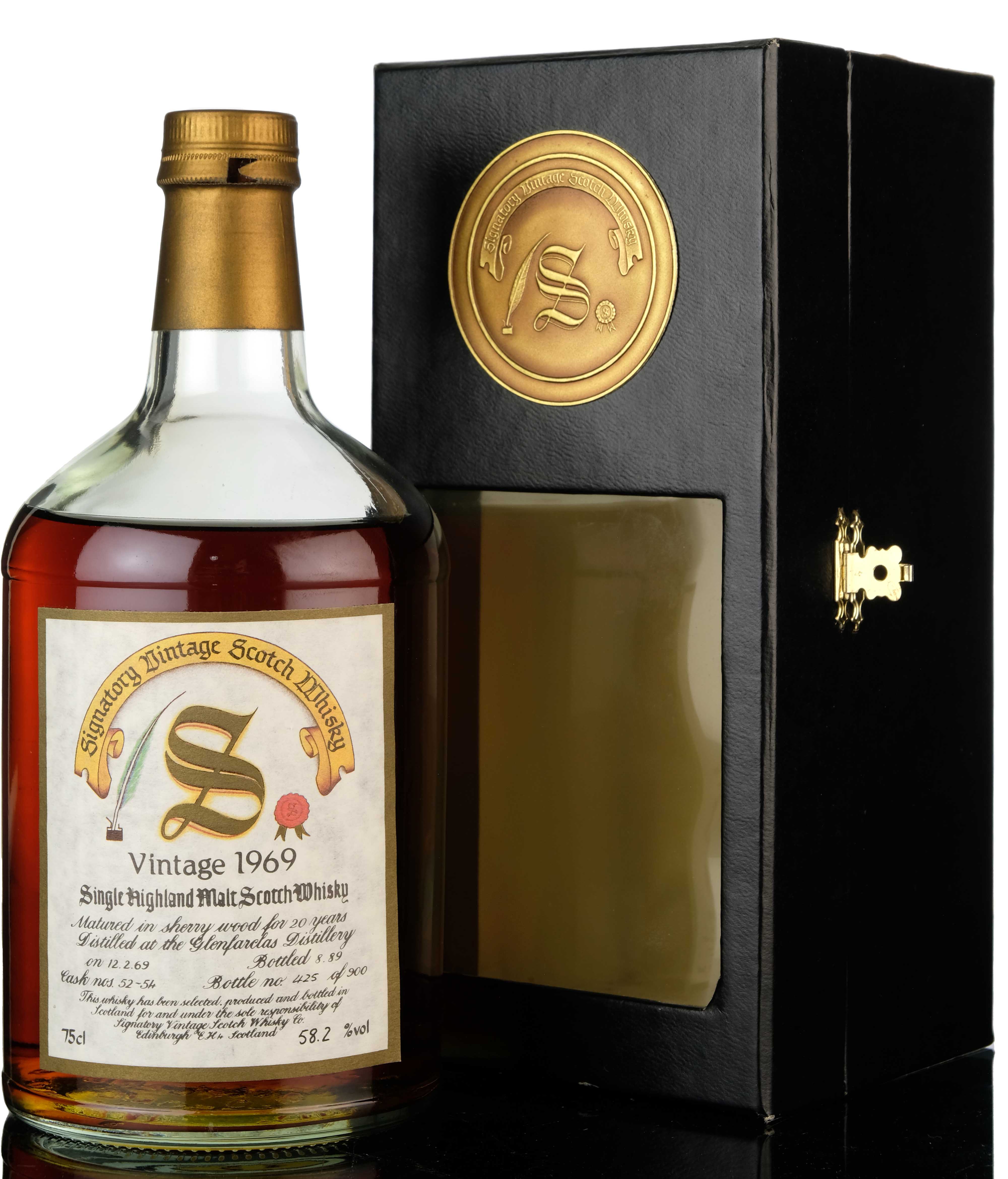 Glenfarclas 1969-1989 - 20 Year Old - Signatory Vintage - Casks 52-54