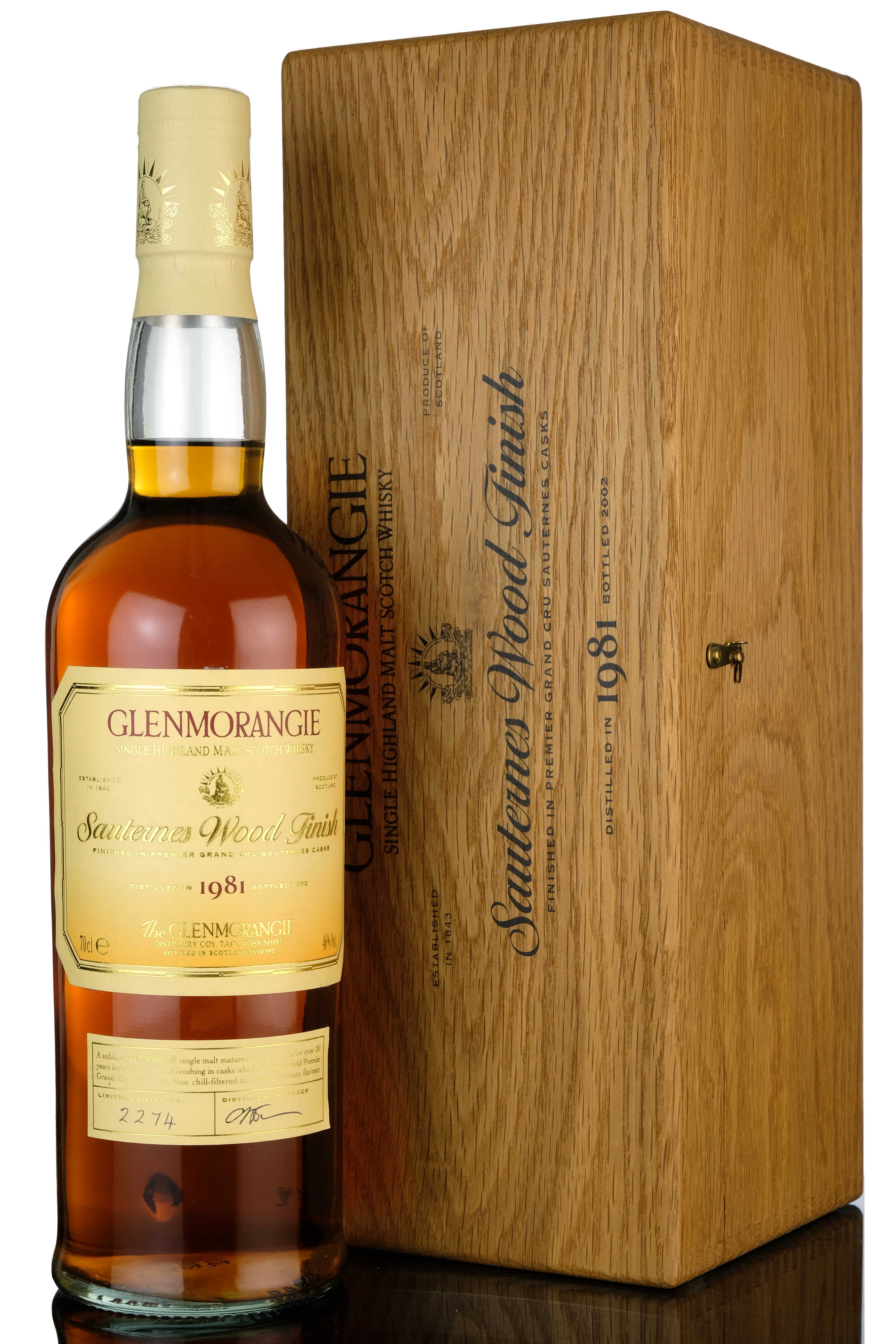 Glenmorangie 1981-2002 - Sauternes Wood Finish