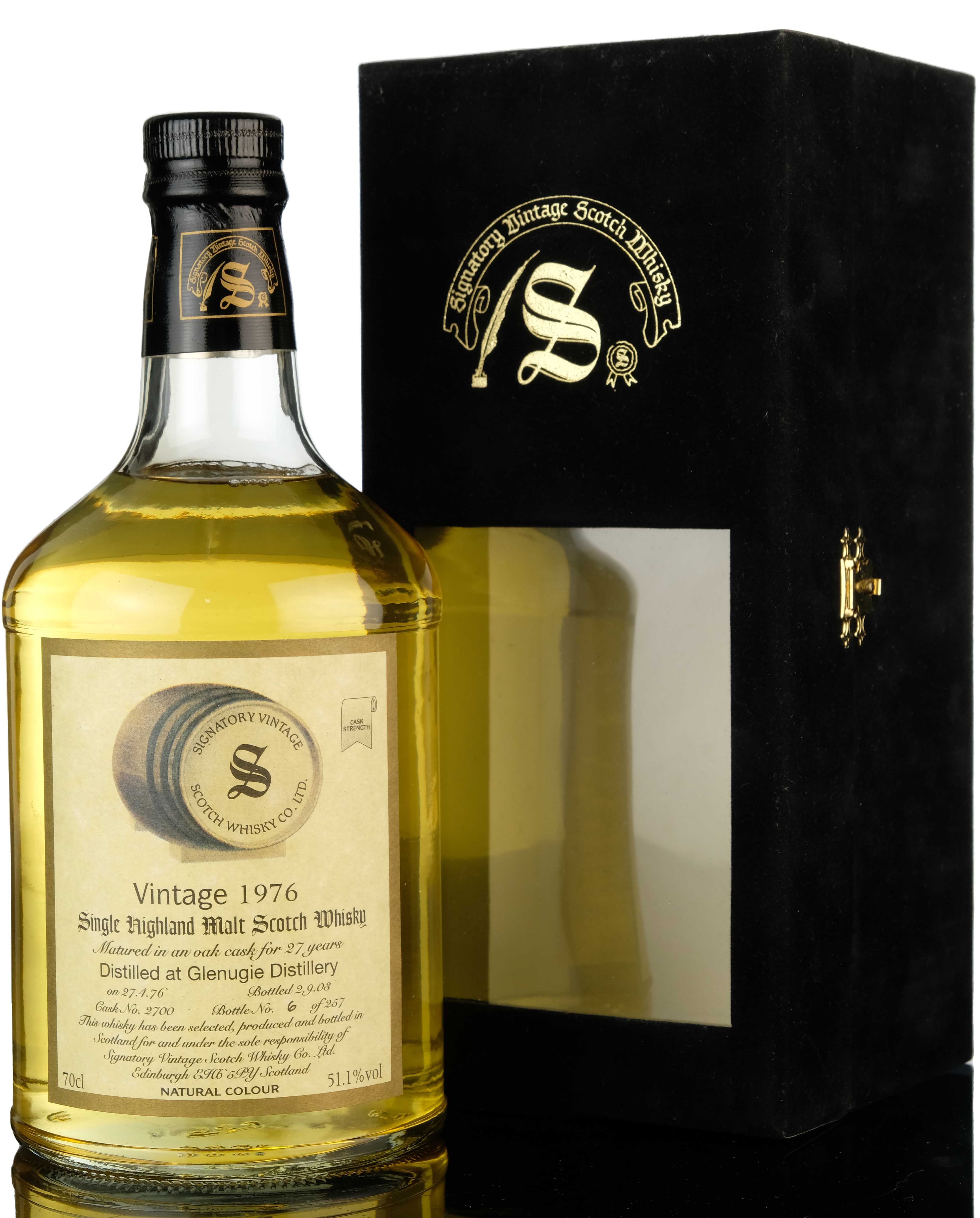 Glenugie 1976 - 2003 27 Signatory Vintage Single Cask 2700