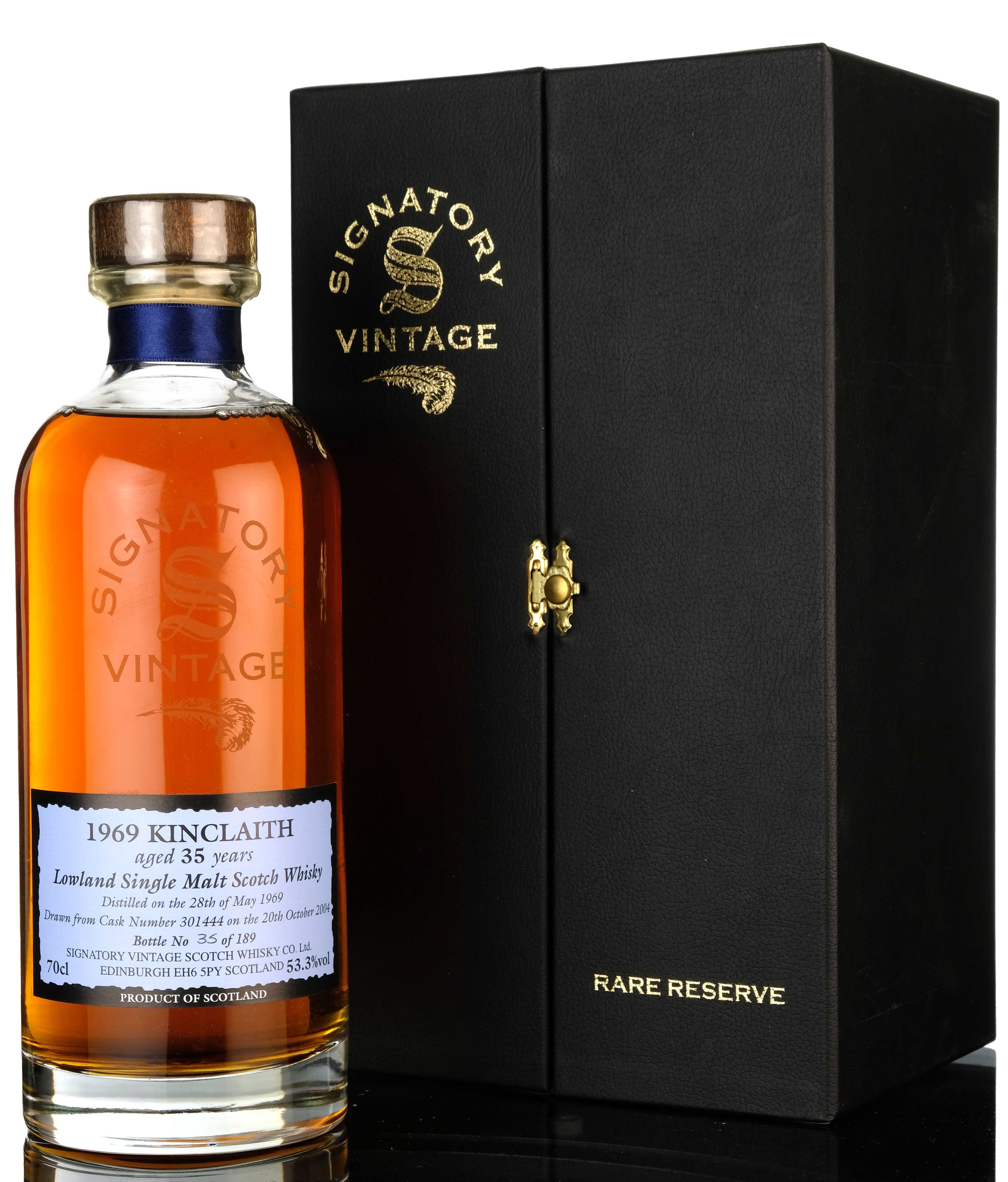 Kinclaith 1969 - 2004 35 Signatory Vintage Cask 301444