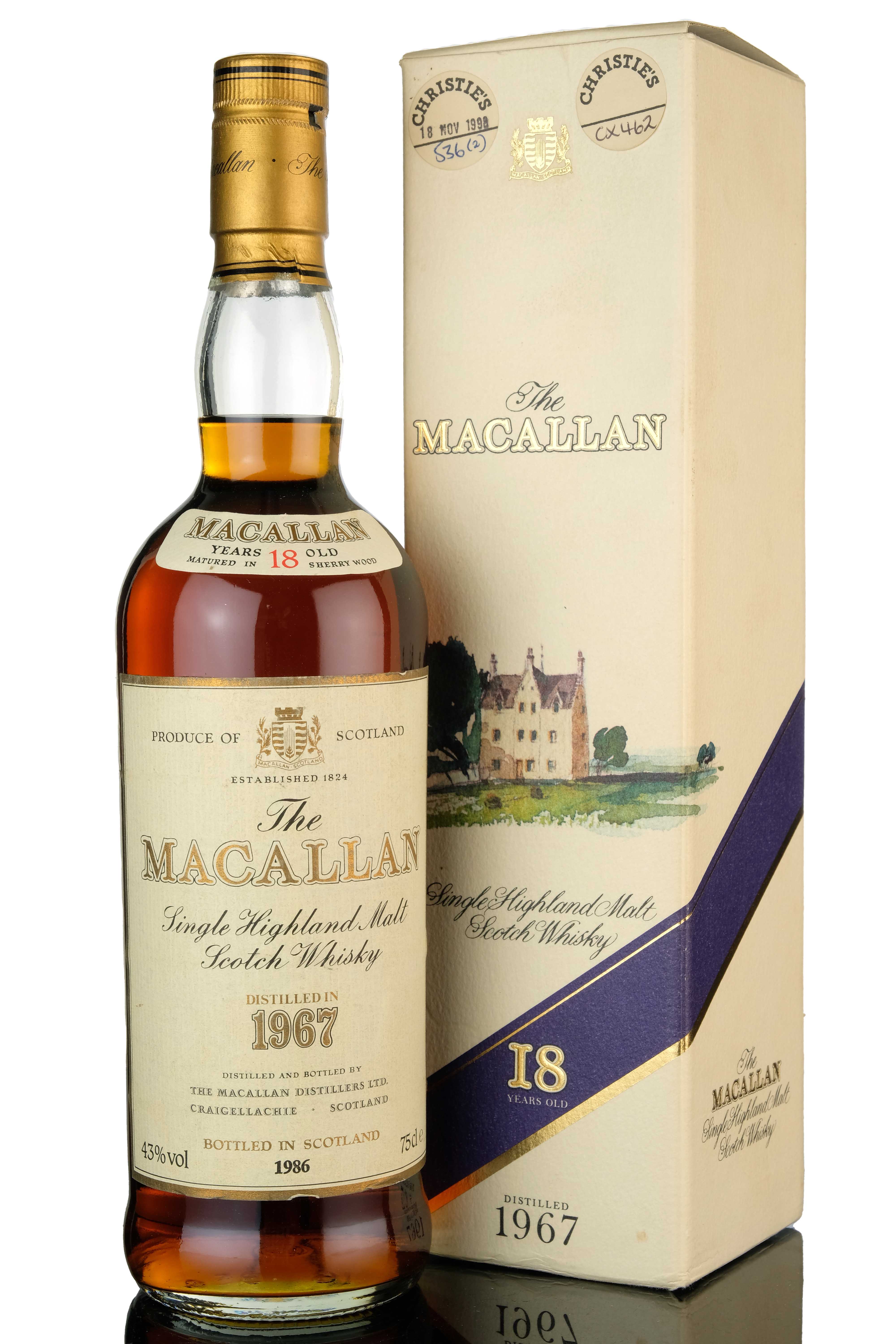 Macallan 1967-1986 - 18 Year Old