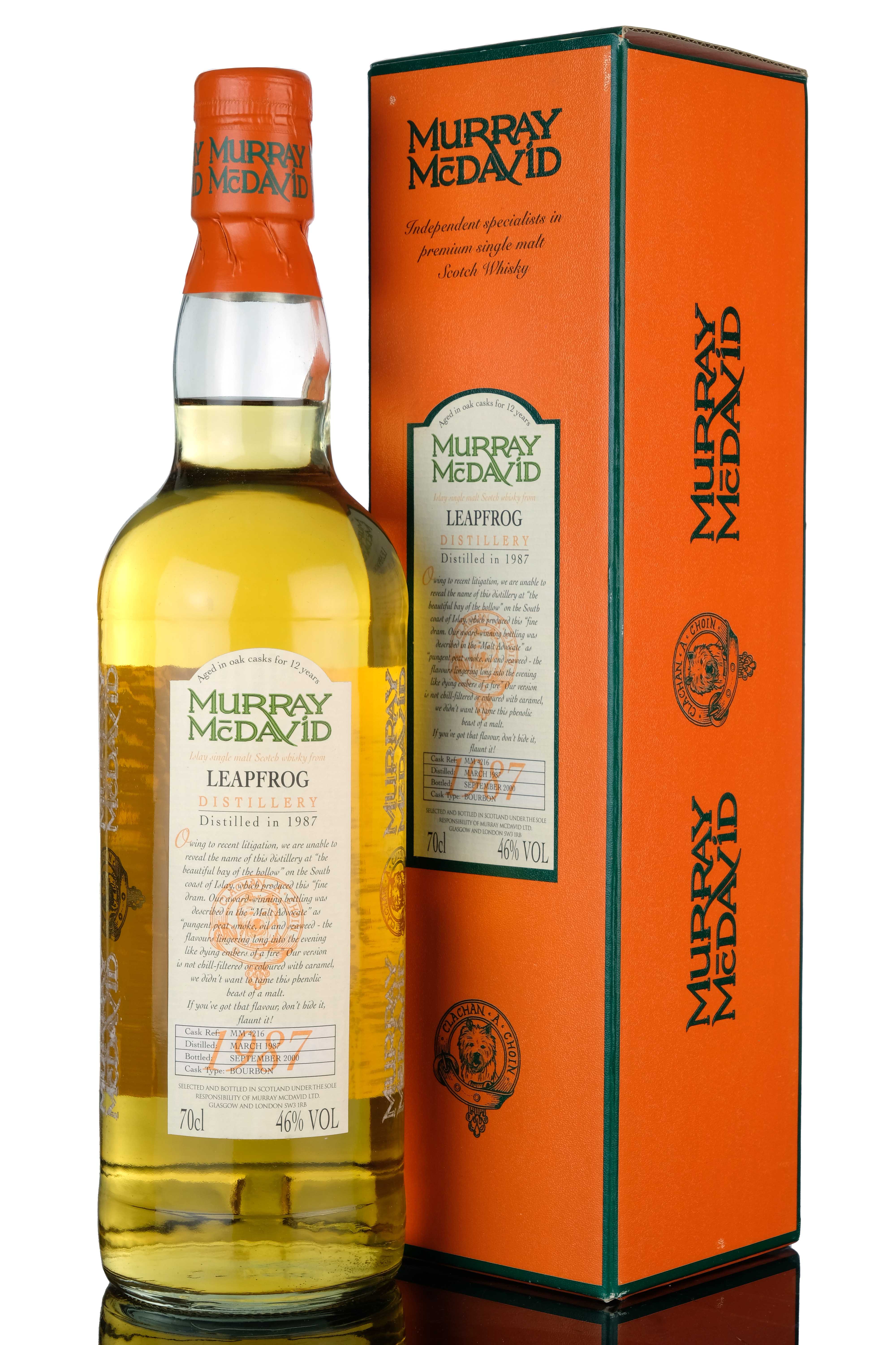 Leapfrog (Laphroaig) 1987-2000 - 12 Year Old  - Murray McDavid - Single Cask 4216