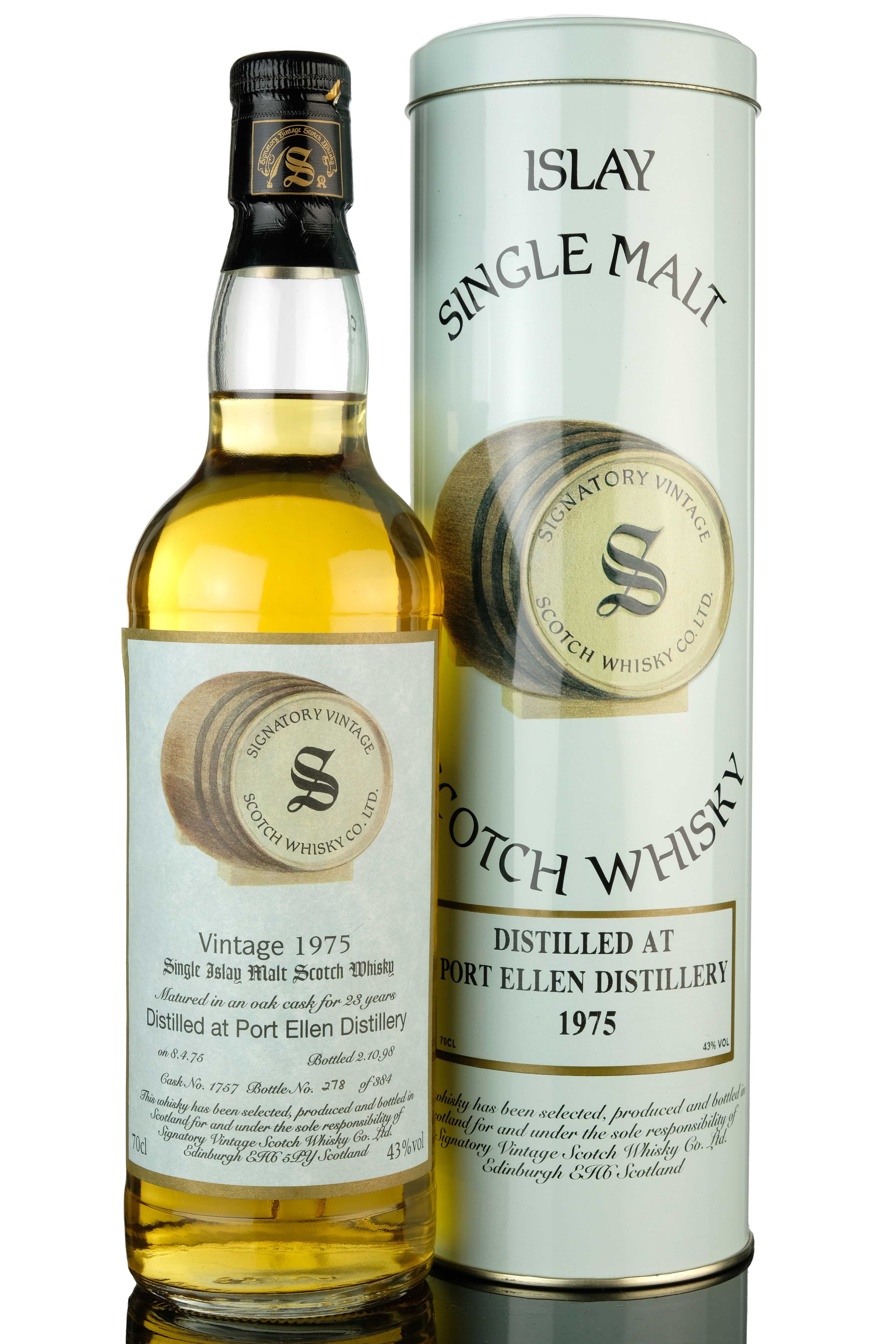 Port Ellen 1975 - 1998 23 Signatory Vintage Single Cask 1757