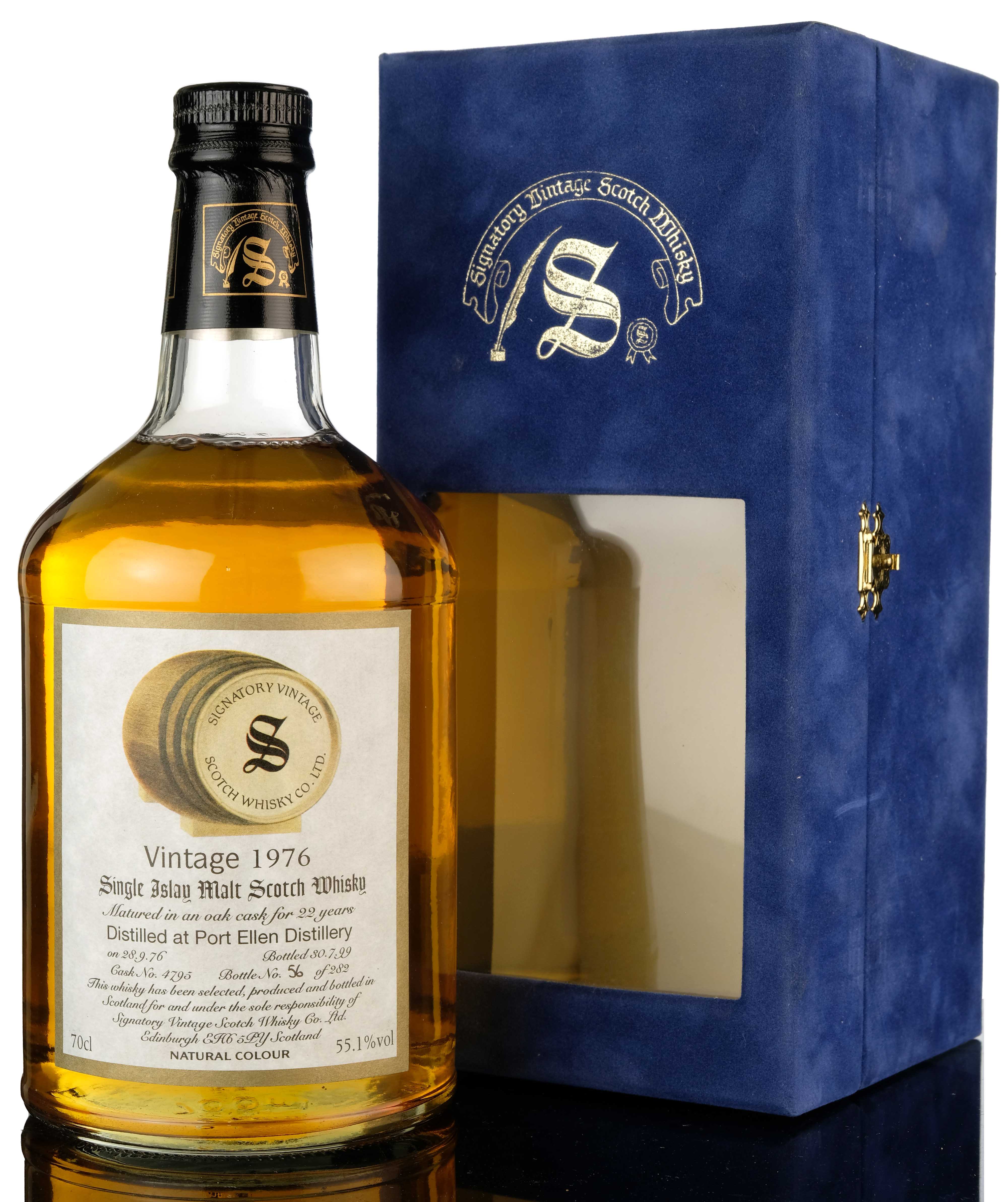 Port Ellen 1976 - 1999 22 Signatory Vintage Single Cask 4795