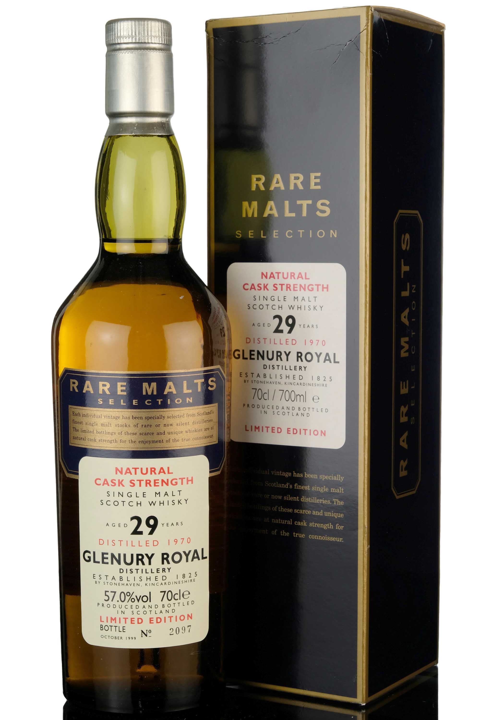Glenury Royal 1970-1999 - 29 Year Old - Rare Malts 57.0%